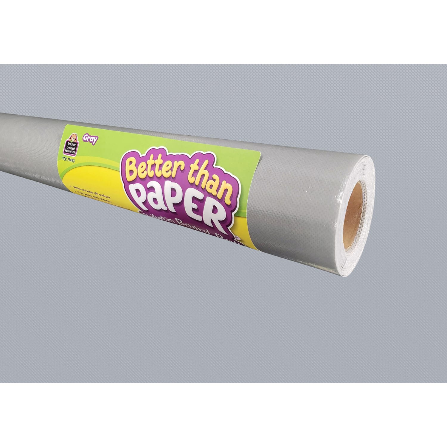Teacher Created Resources Better Than Paper Bulletin Board Paper Rolls, 4ft x 12ft, Gray, Pack Of 4 Rolls - Image 3