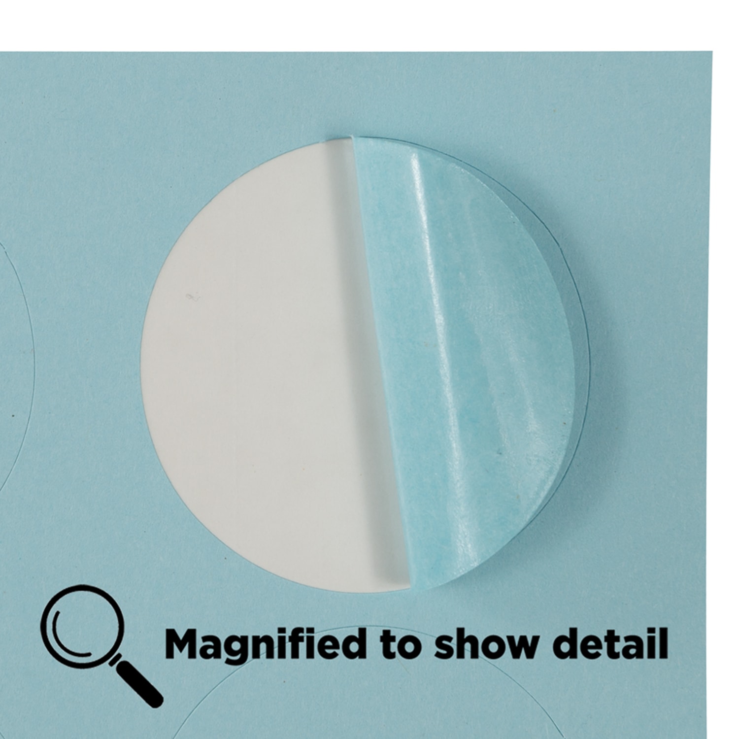 JAM Paper Circle Labels, 1 2/3in, Baby Blue, 24 Labels Per Sheet, Pack Of 5 Sheets - Image 5