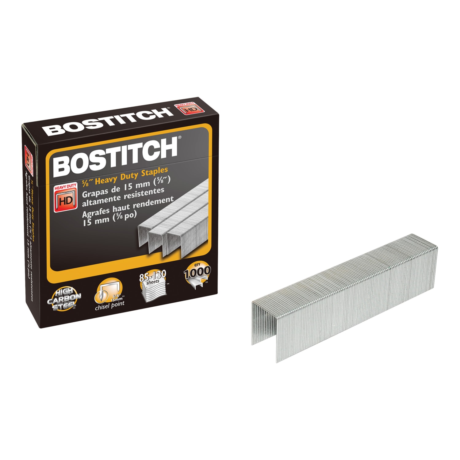 Bostitch Premium Heavy Duty Staples, 5/8in Full Strip, Box Of 1,000 - Image 6