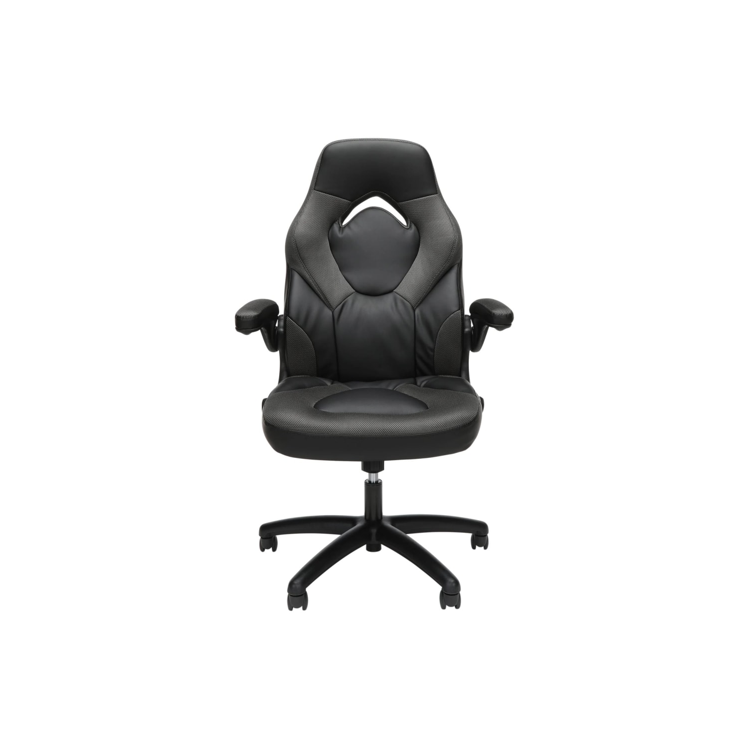 Respawn Racing Style Ergonomic Bonded Leather Computer Gaming Chair, Gray - Image 8