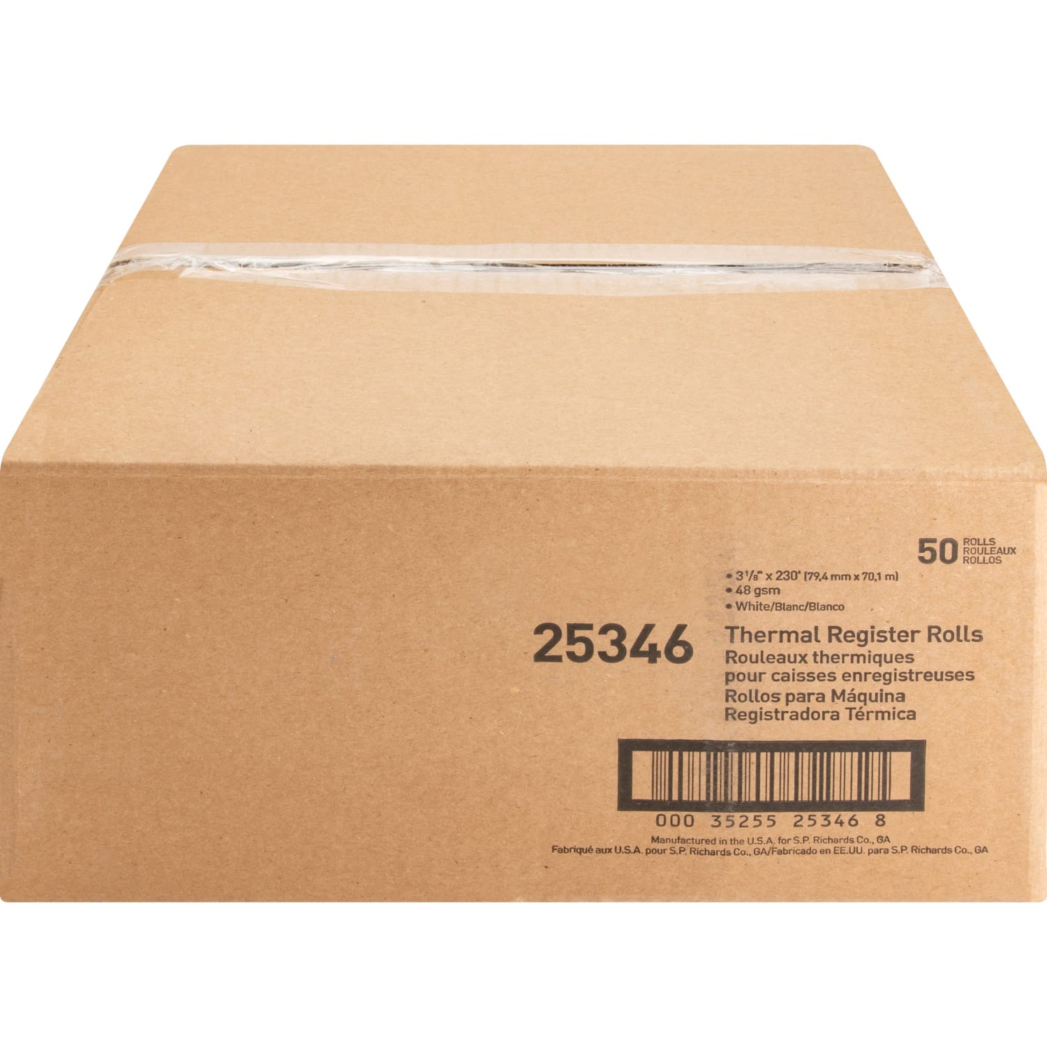 Sparco Thermal Paper, 3.13in x 230ft, White, Pack Of 50 - Image 4