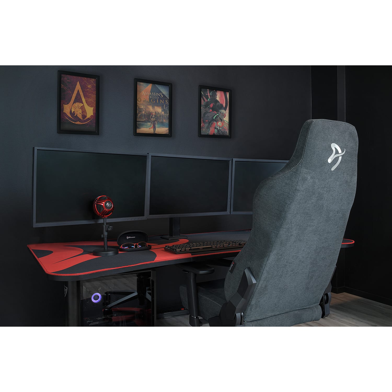 Arozzi Vernazza Premium Ergonomic Fabric HighBack Gaming Chair Dark GrayBlack PopularChairscom Arozzi Vernazza Premium Ergonomic Fabric High Back Gaming Chair Dark GrayBlack PopularChairscom