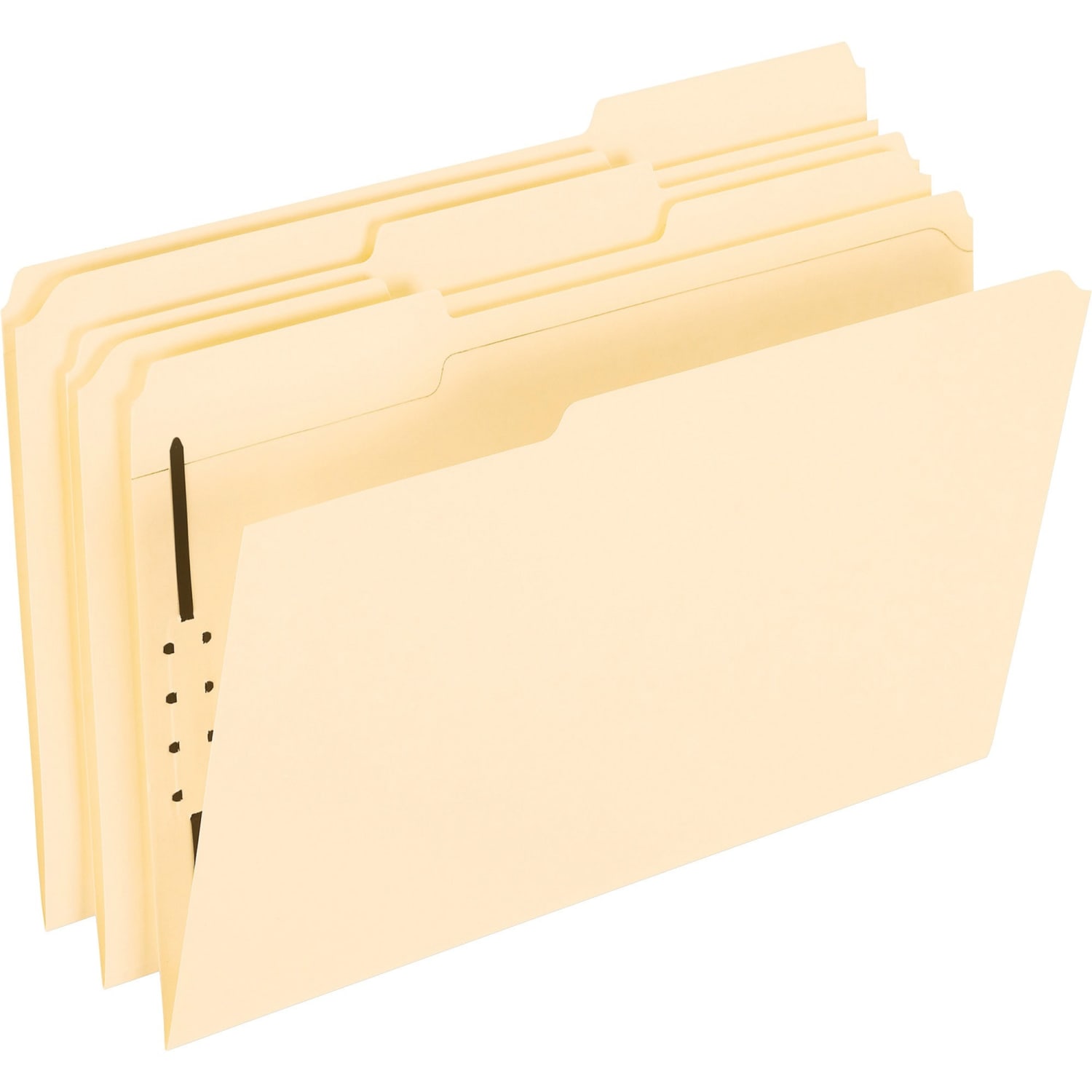 Oxford Top-Tab File Folders With Fasteners, Legal Size, 1 Fastener, Manila, Box Of 50 - Image 3