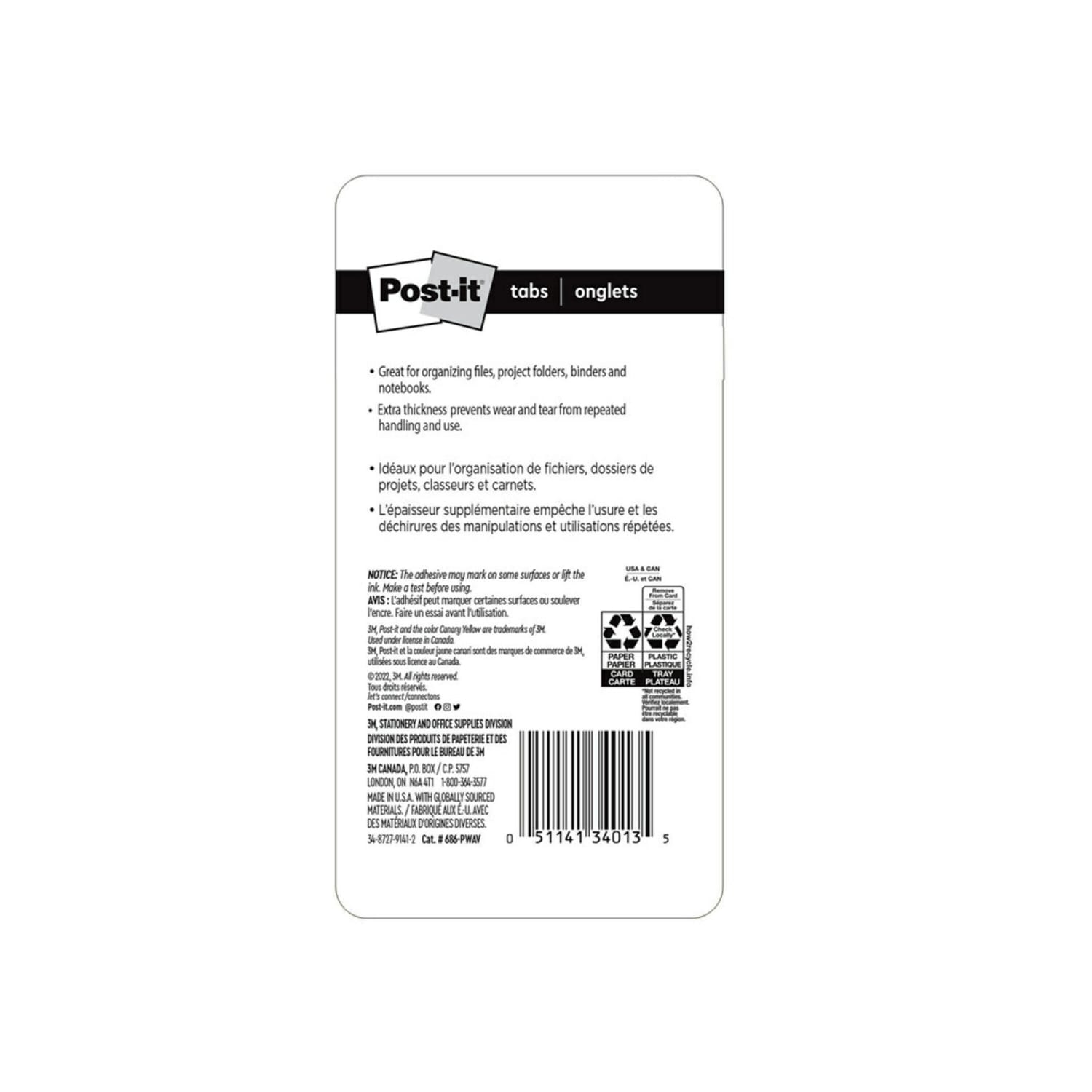 Post-it Filing Tabs, 2 in. x 1.5 in., Pack of 24 Tabs - Image 4