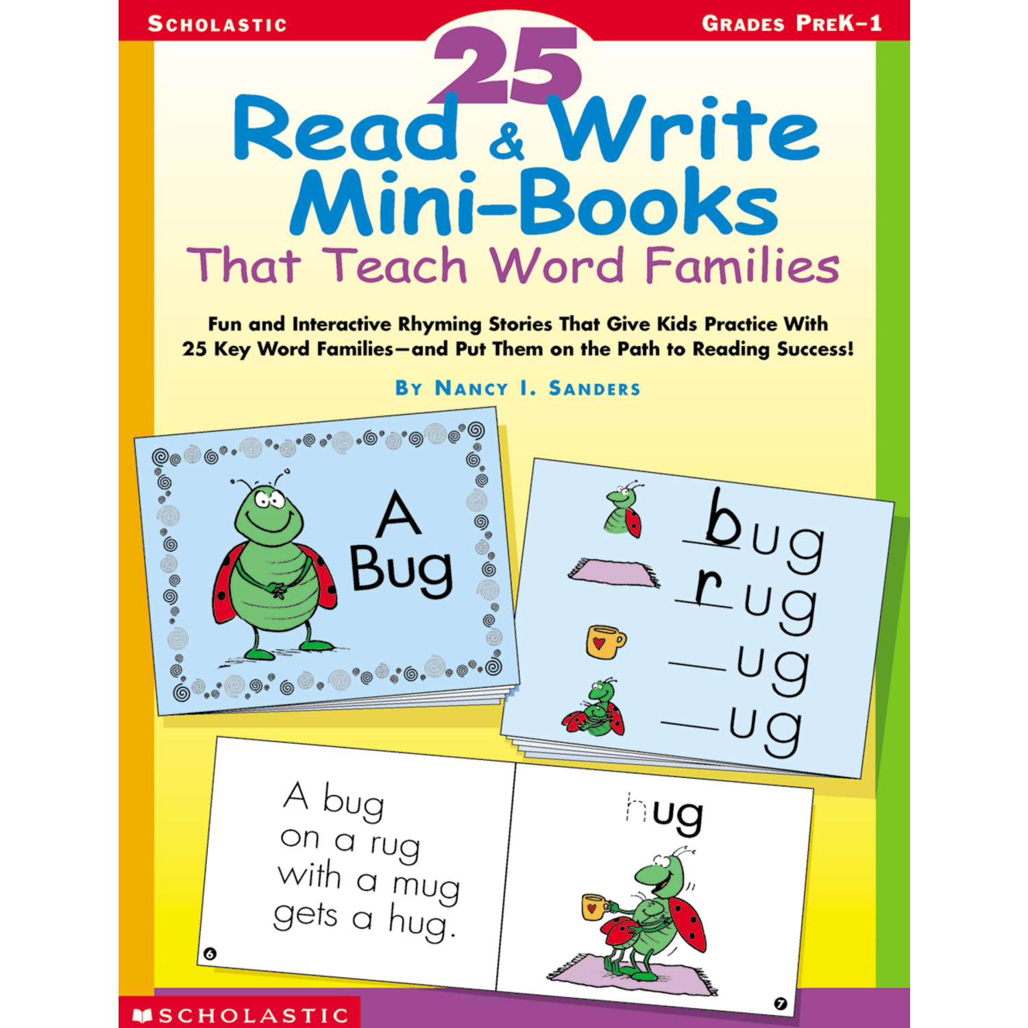 Scholastic 25 Read & Write Mini Books - Word Families