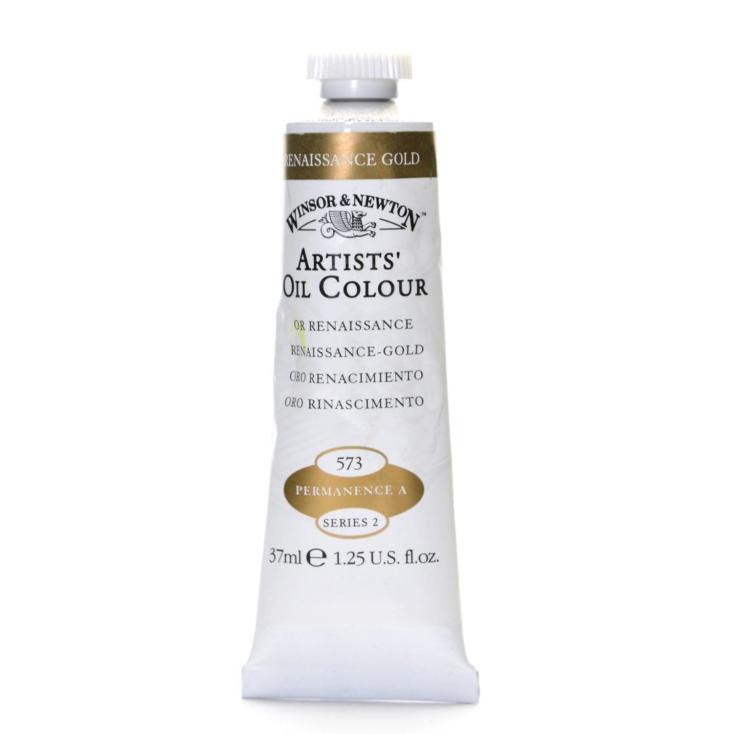 Winsor & Newton Artists Oil Colors, 37 mL, Renaissance Gold, 573