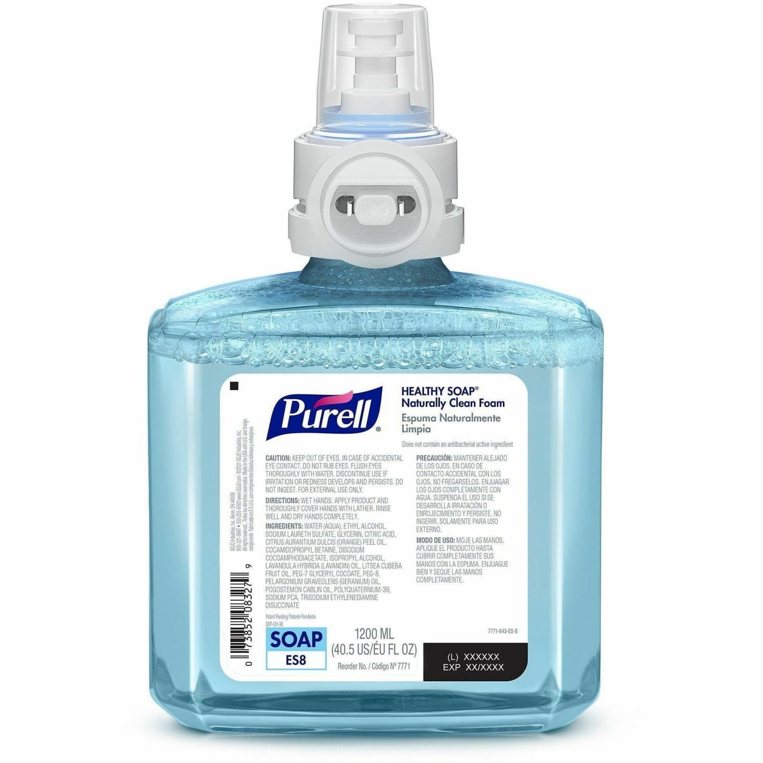 Purell ES6 Professional Foam Hand Soap, Naturally Clean Scent, 40.5 Oz, Carton Of 2 Refills - Image 3