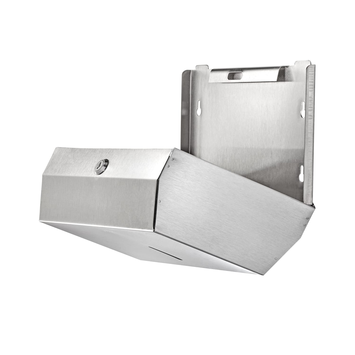 Alpine C-Fold Multi-Fold Paper Towel Dispenser, 7-1/8inH x 10-7/8inW x 3-15/16inD, Stainless Steel - Image 4