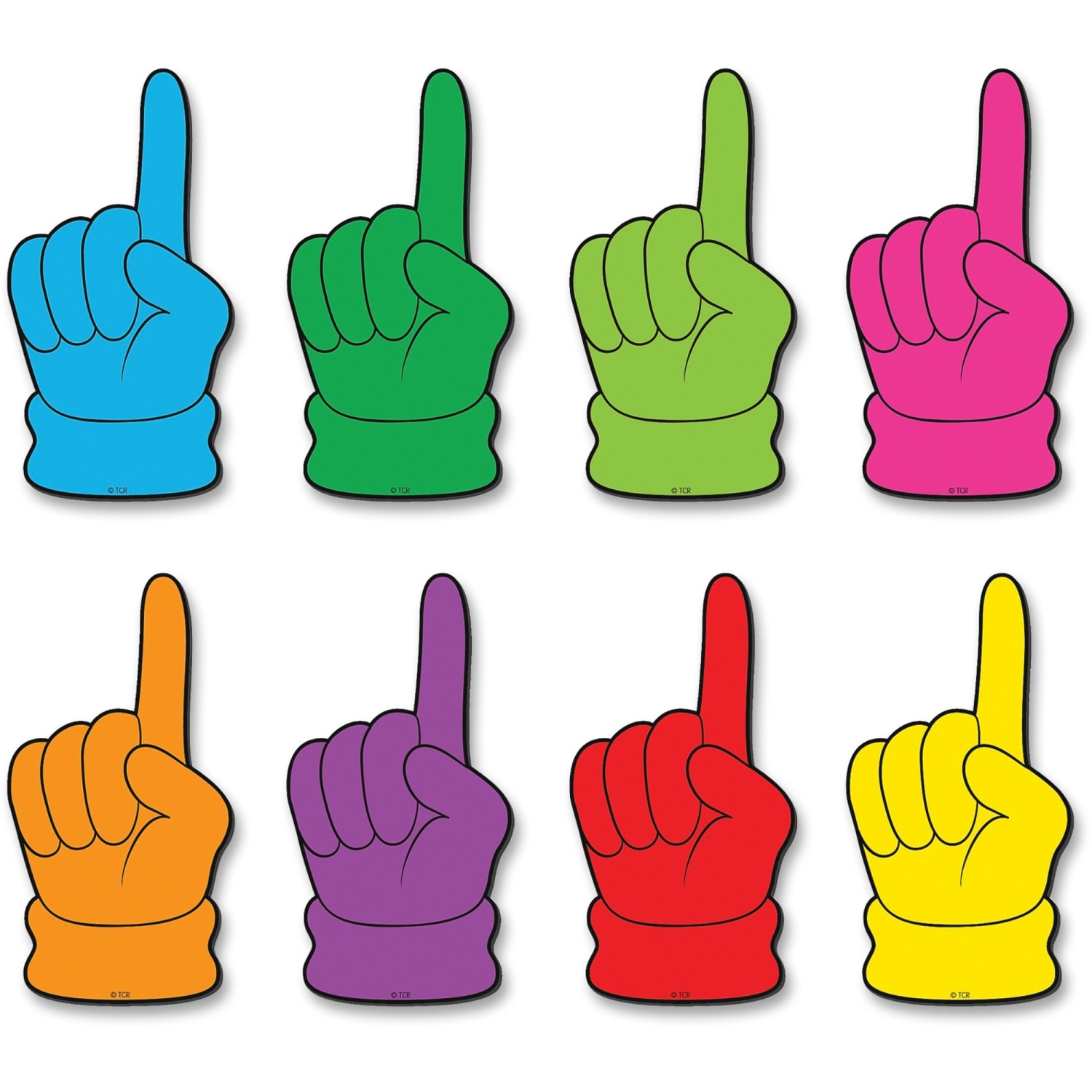 Teacher Created Resources Magnetic Accents, Pointing Hands, 16 Per Pack, Set Of 3 Packs - Image 5