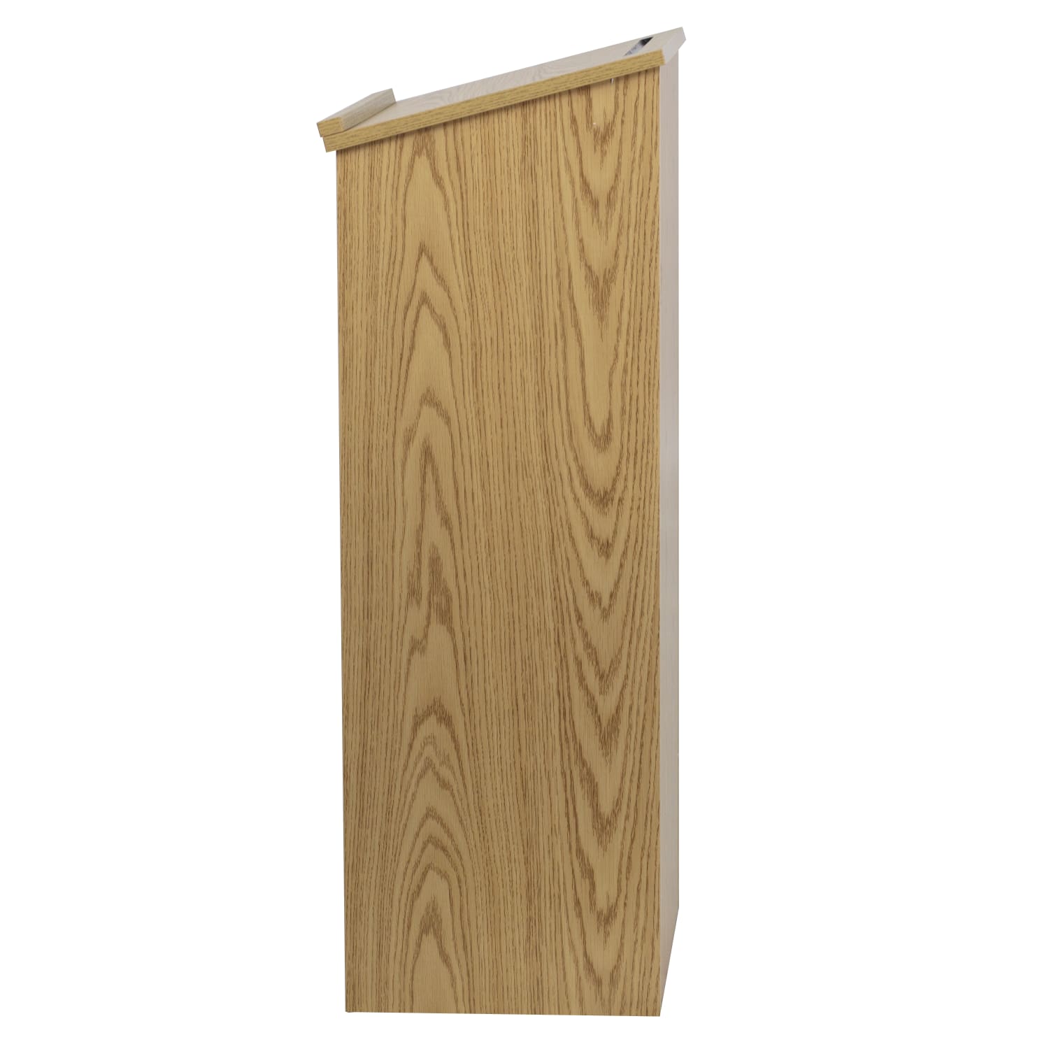 Flash Furniture Stand-Up Wood Lectern, 45-3/4inH x 23inW x 15inD, Oak - Image 6