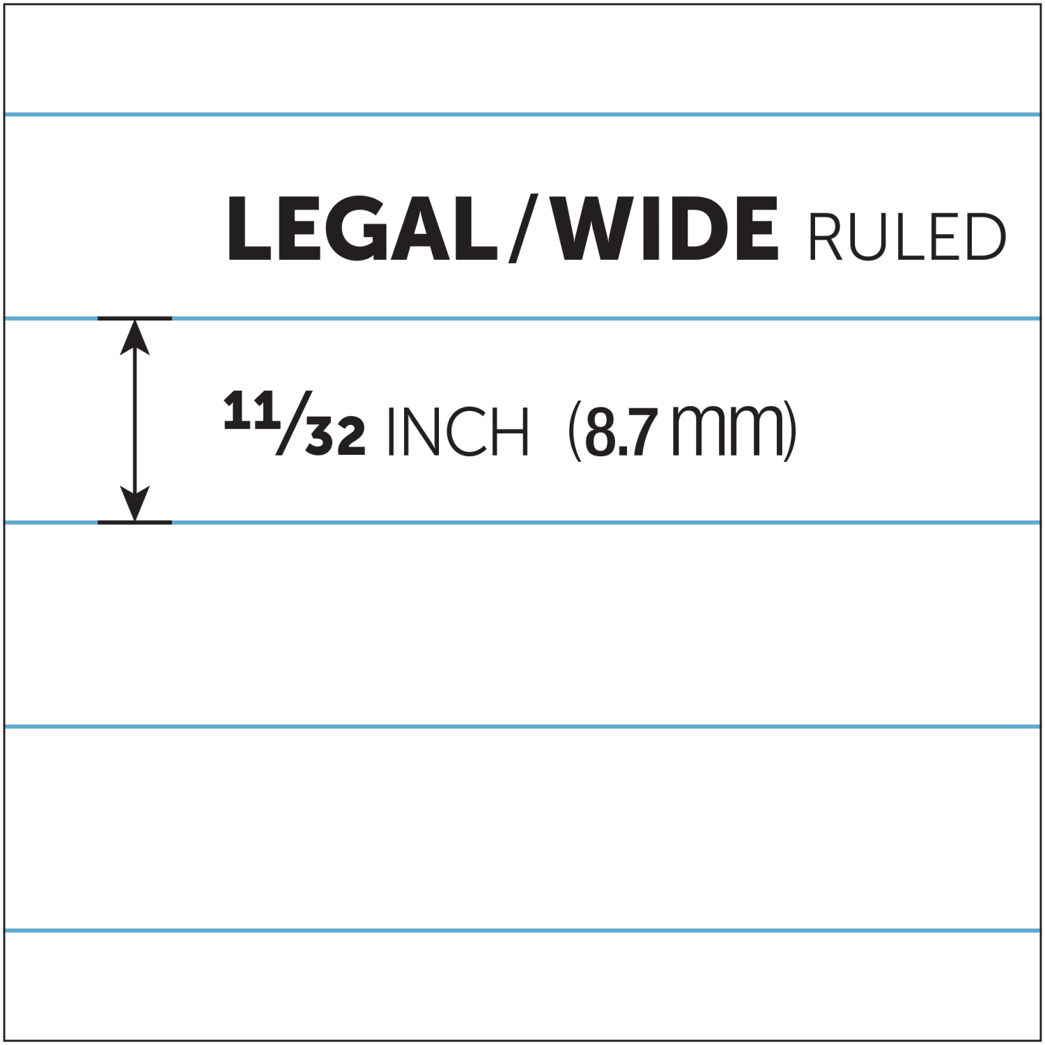 Office Depot Brand Glue-Top Legal Pads, 8 1/2in x 11in, Legal Ruled, 50 Sheets, White, Pack Of 12 Pads - Image 6