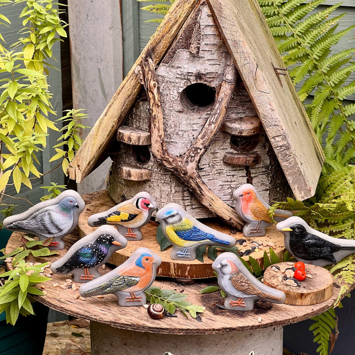 Yellow Door Sensory Play Stones, Birds, Set Of 8 - Image 4