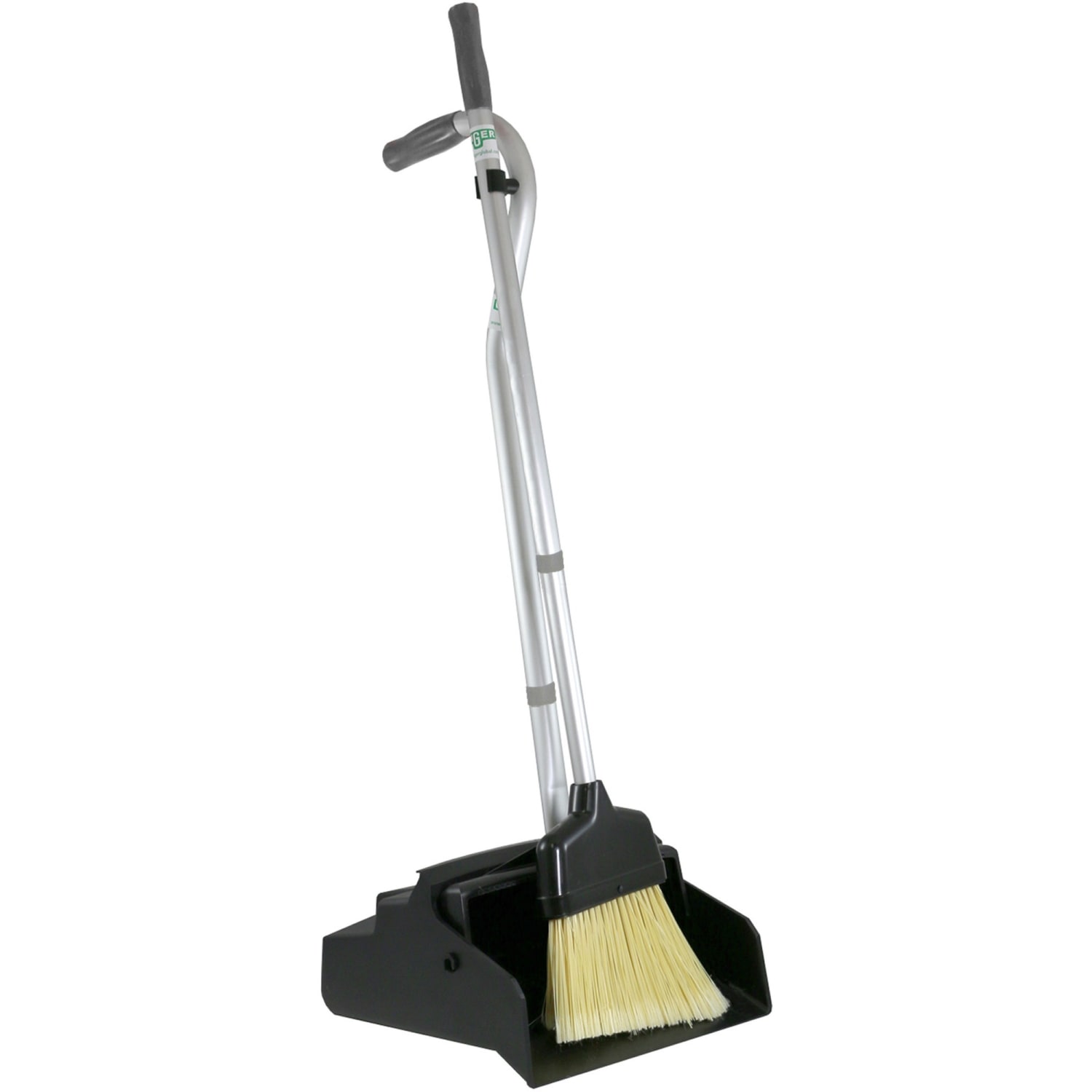 Unger Telescopic Ergo Metal Dust Pan With Broom, 45in x 12in, Gray/Silver - Image 4