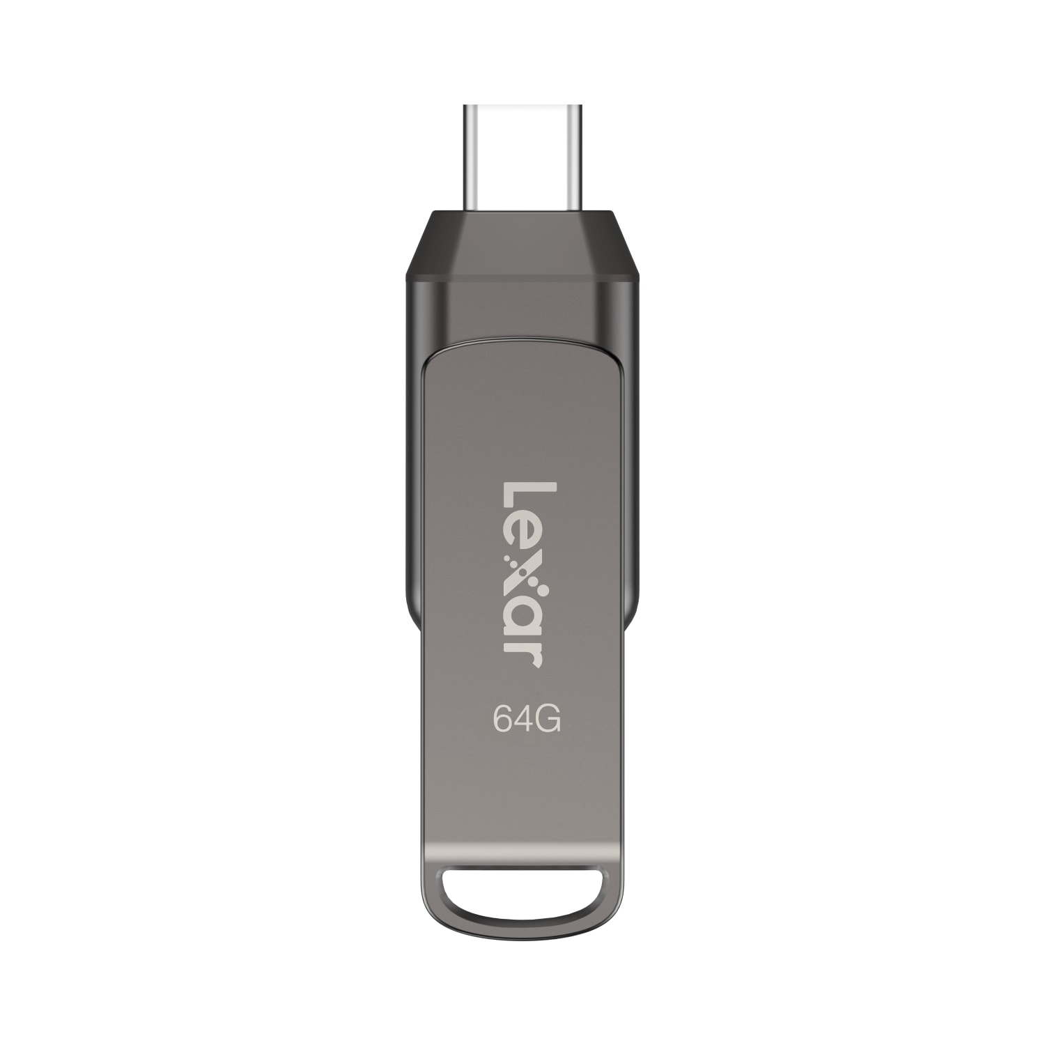 Lexar JumpDrive Dual Drive D400 USB 3.1 Type-C USB Drive, 64GB, Silver - Image 3