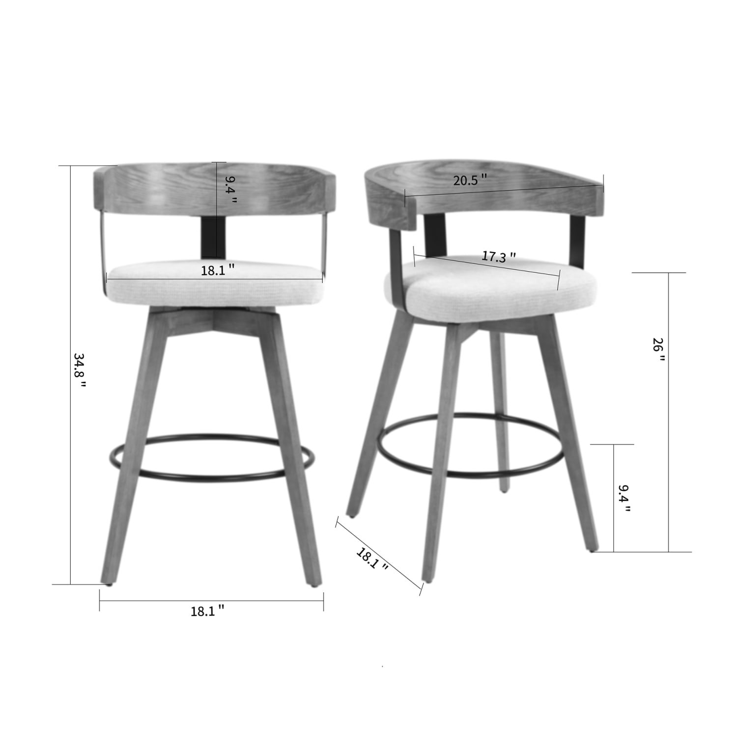 Glamour Home Beck Fabric Counter Height Stool With Back Beige PopularChairscom Glamour Home Beck Fabric Counter Height Stool With Back Beige PopularChairscom