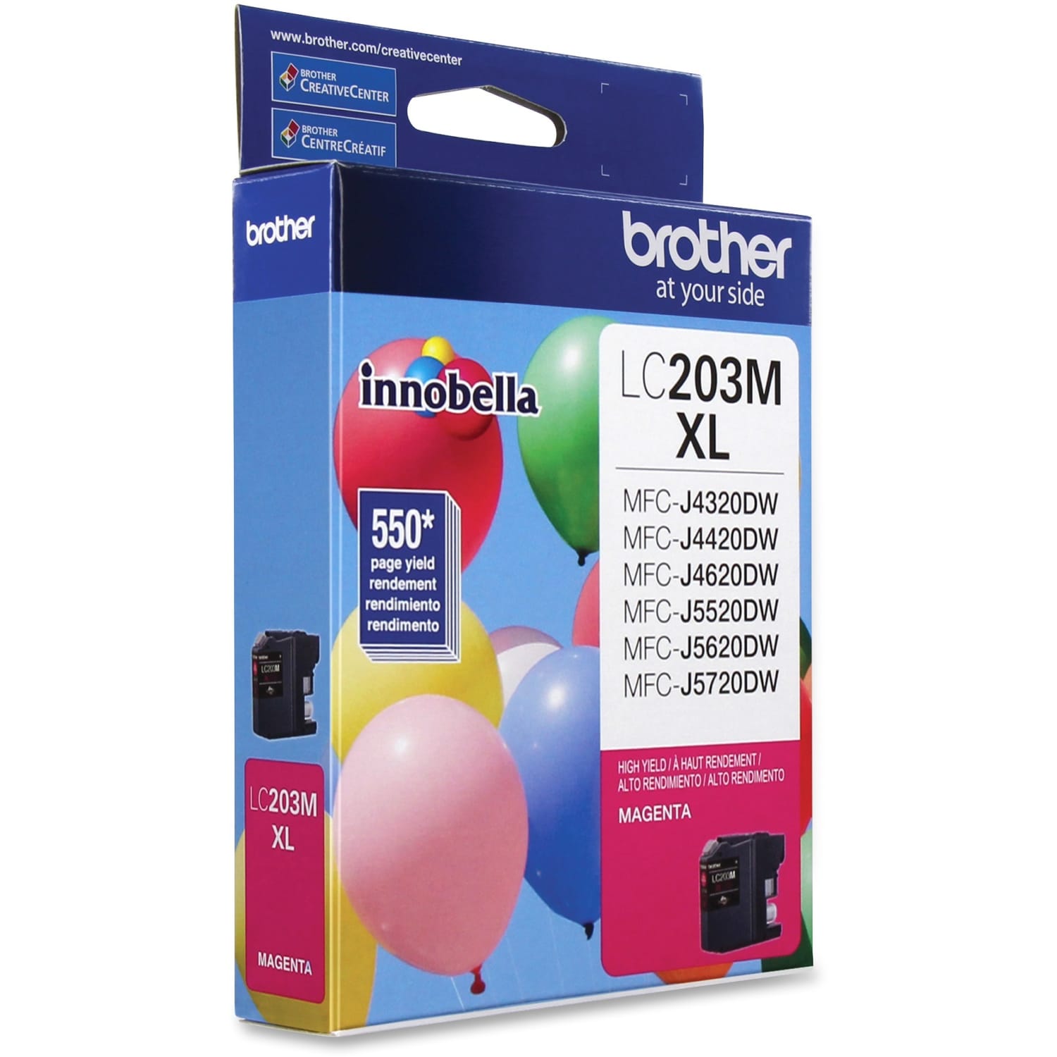 Brother LC203 Magenta High-Yield Ink Cartridge, LC203M - Image 3