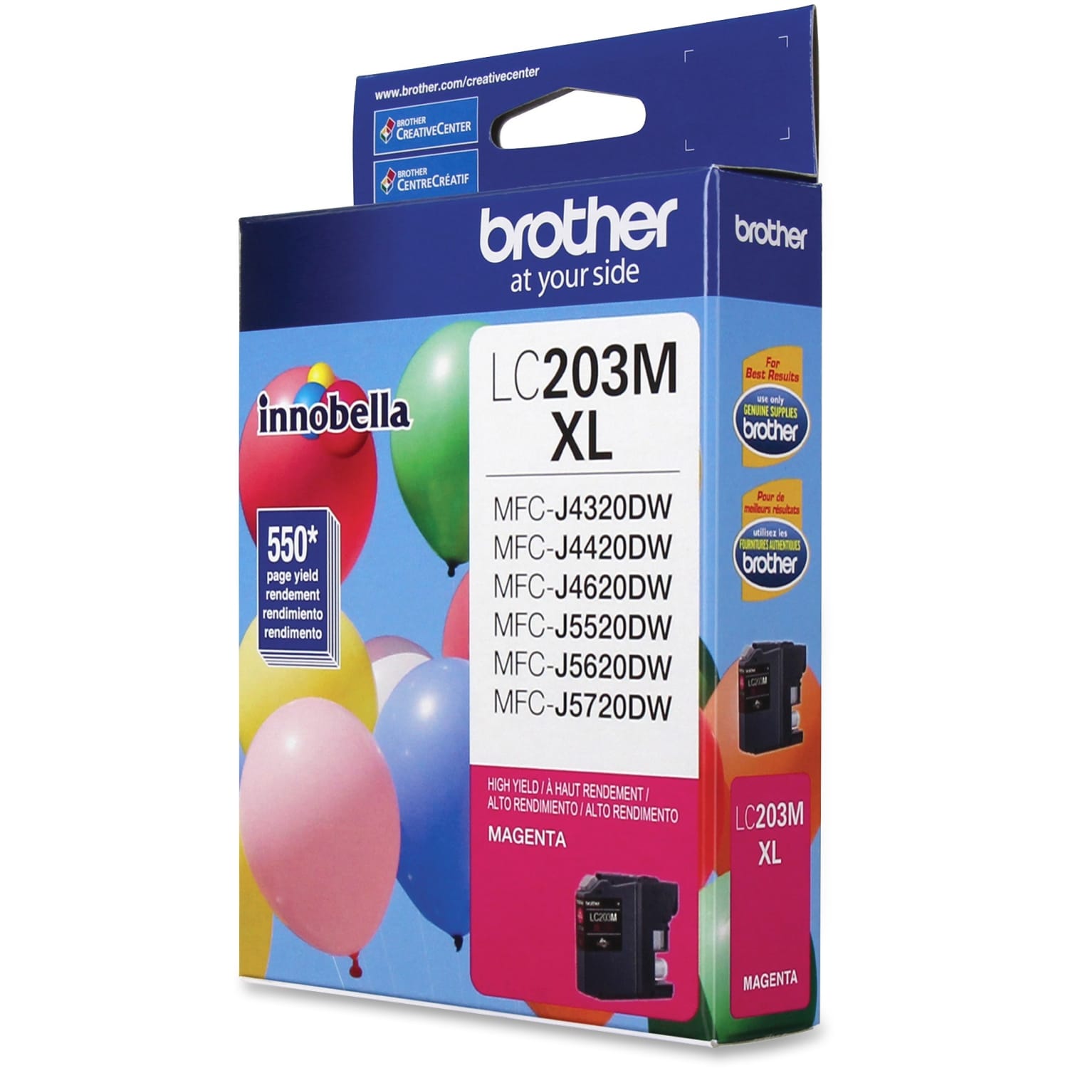 Brother LC203 Magenta High-Yield Ink Cartridge, LC203M - Image 4