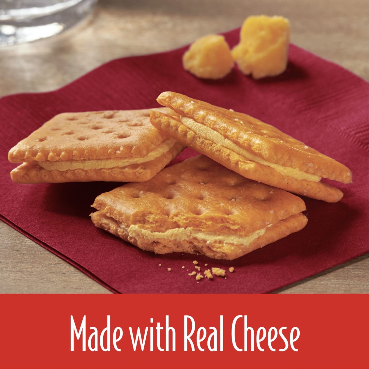 Keebler Cheese And Cheddar Sandwich Crackers, Pack Of 12 - Image 3