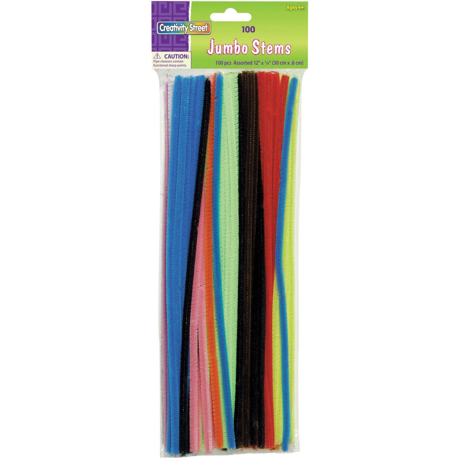 Chenille Kraft Jumbo Pipe Cleaners, Assorted, Pack Of 100 - Image 3