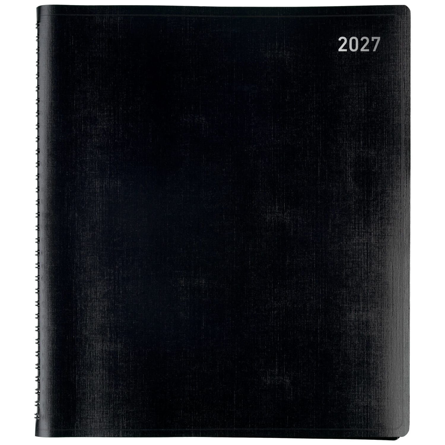 Office Depot Brand Monthly Planner, 9in x 11in, Black, January 2027 to January 2028, OD71060027