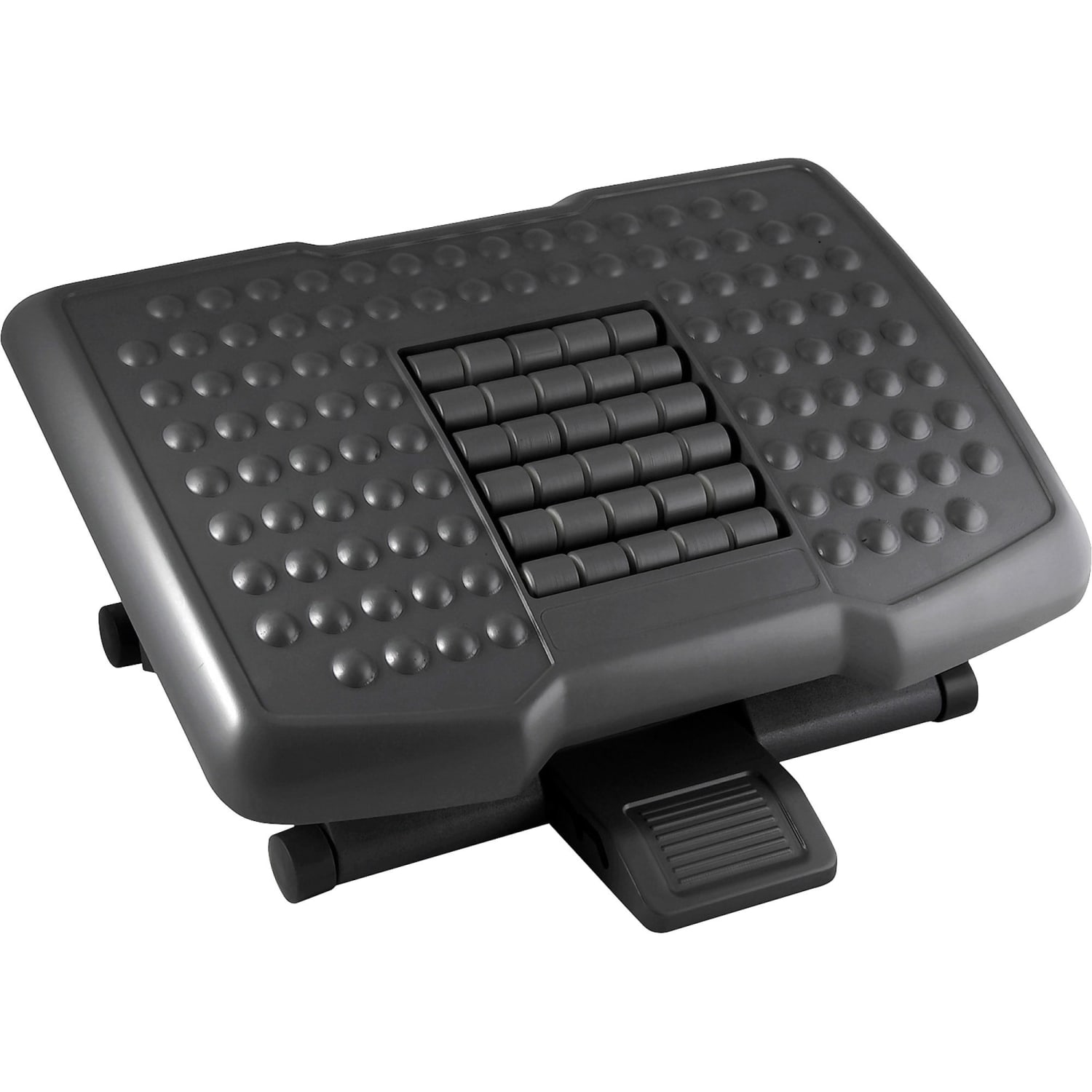 Kantek Premium Ergonomic Footrest, 4inH x 18inW x 13inD, Black - Image 6