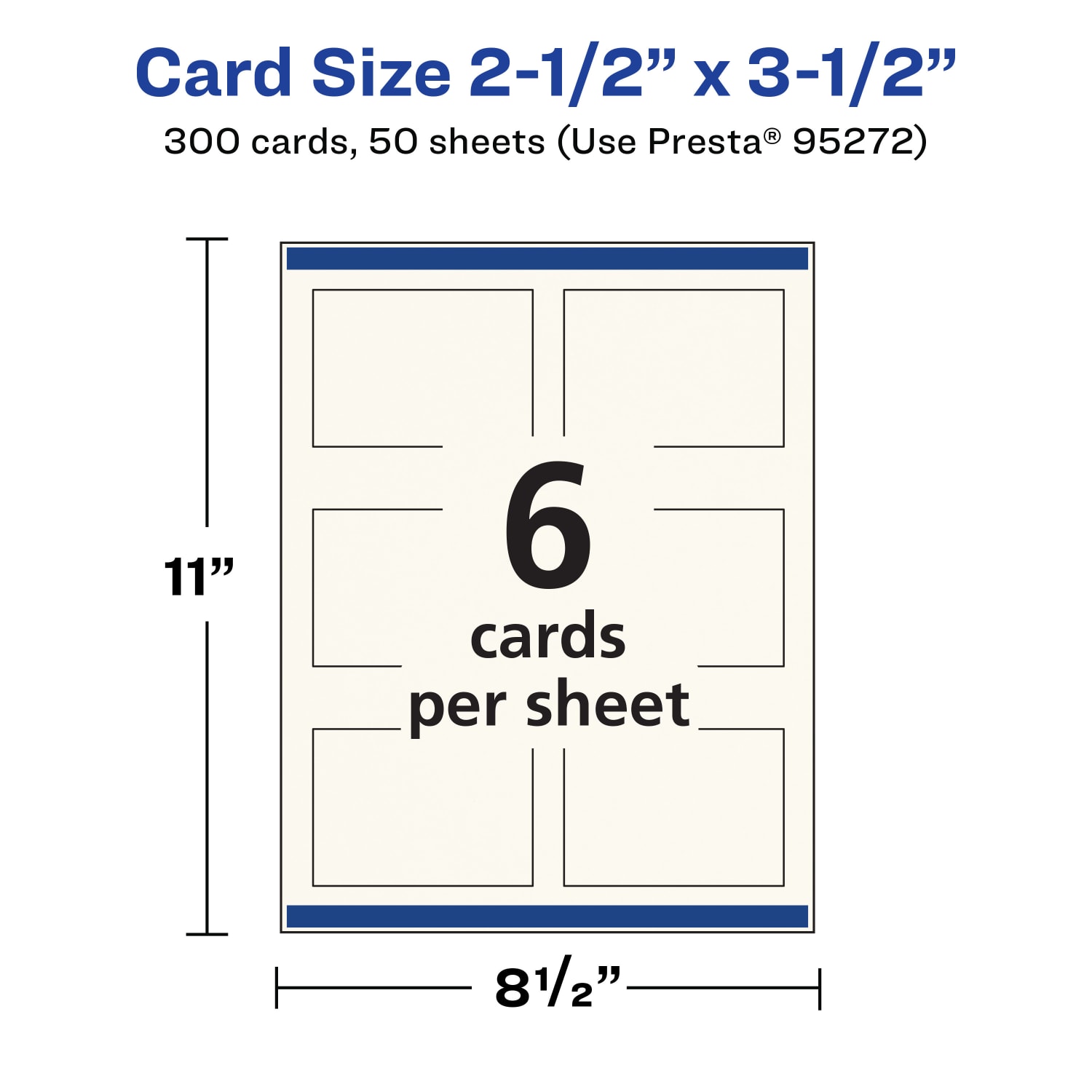 Avery Printable Business Cards With Sure Feed Technology, 95272-MIC50, Rectangle, 2.5in x 3.5in, Matte Ivory, Pack Of 300 - Image 6
