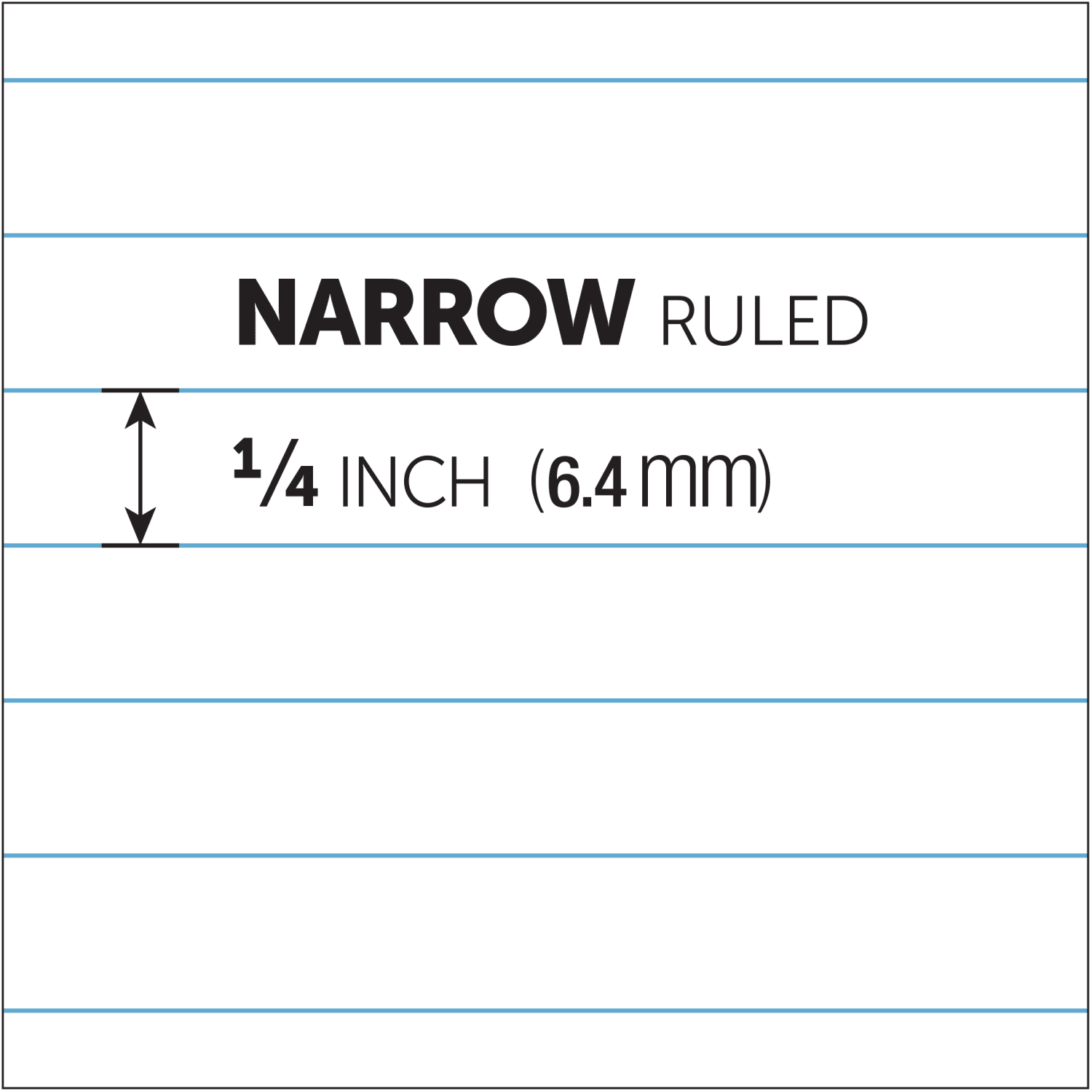 Office Depot Brand Professional Writing Pads, 5in x 8in, Narrow Ruled, 50 Sheets, White, Pack Of 8 - Image 6