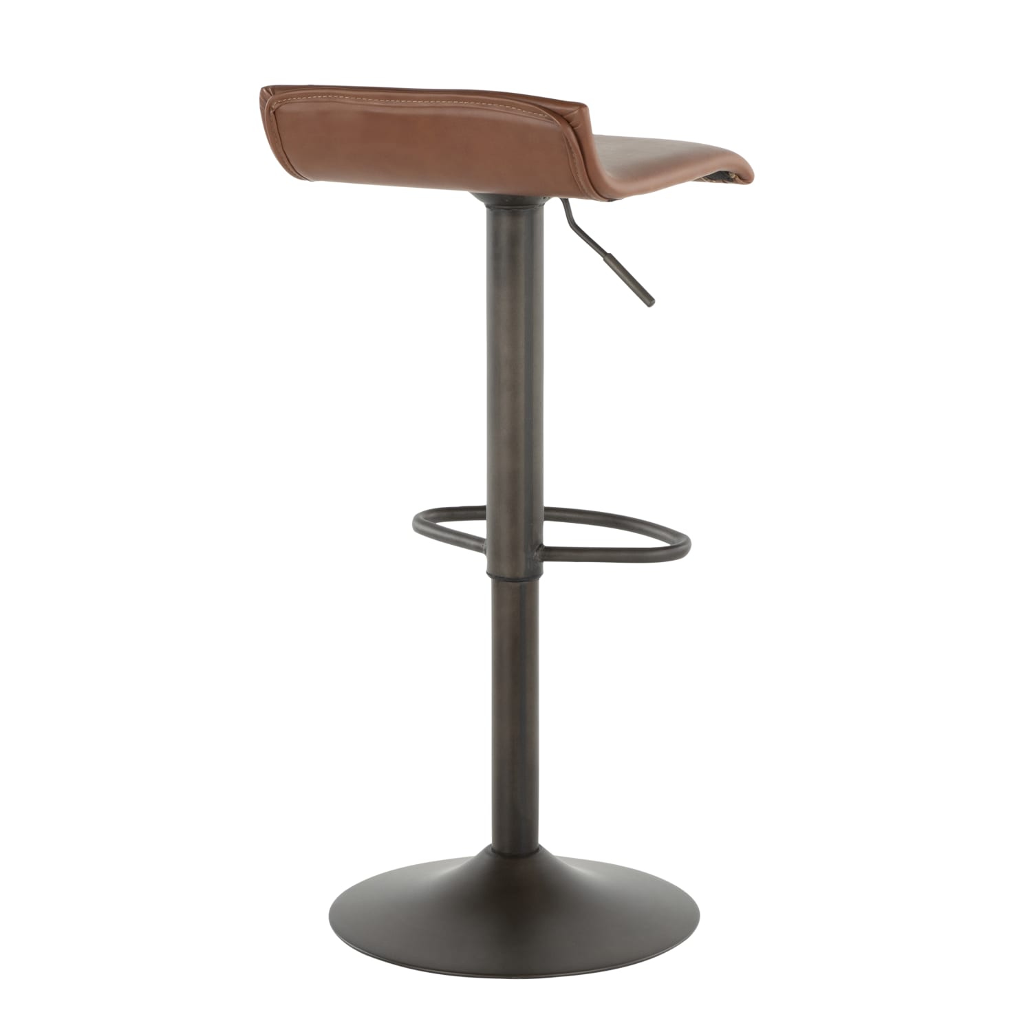 LumiSource Ale Bar Stools Brown SeatAntique Frame Set of 2 Stools PopularChairscom LumiSource Ale Bar Stools Brown SeatAntique Frame Set of 2 Stools PopularChairscom