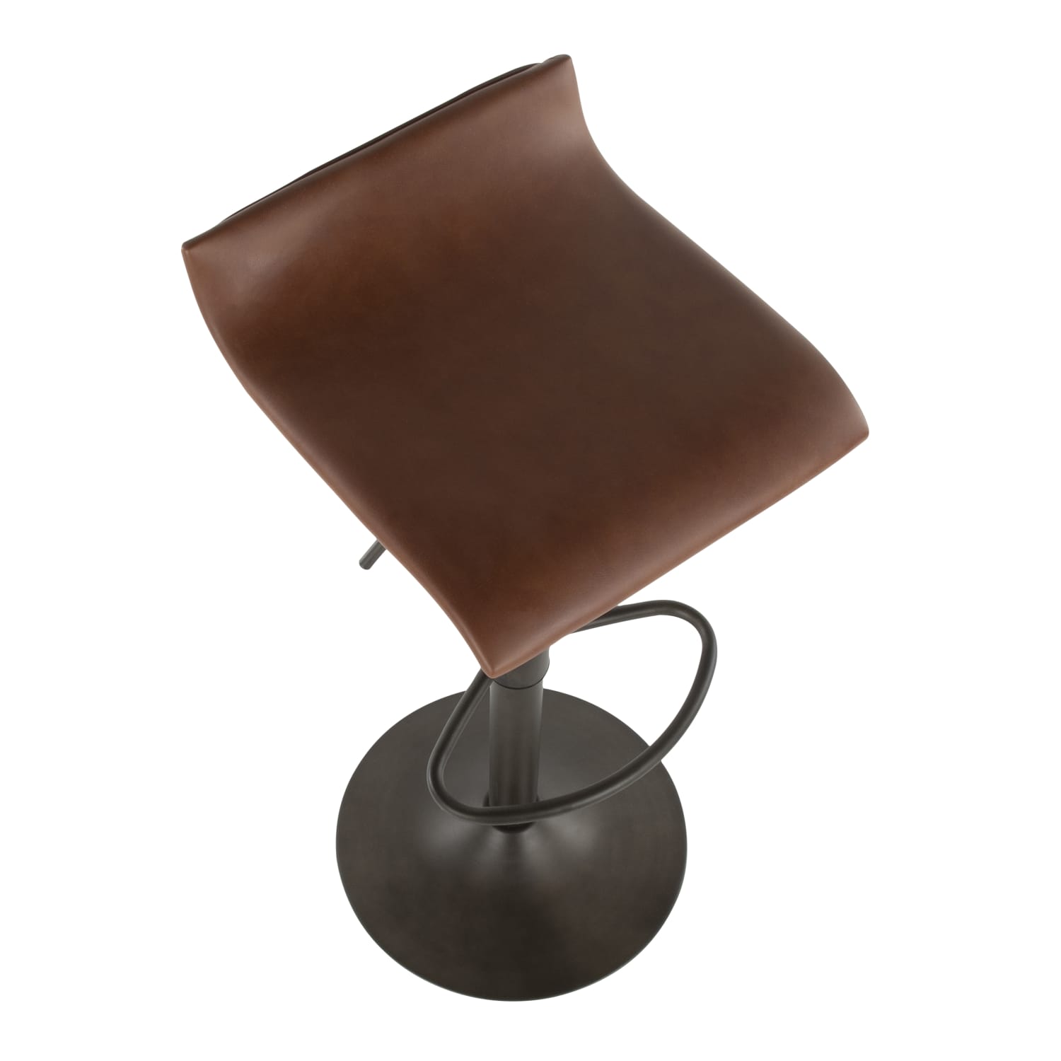 LumiSource Ale Bar Stools Brown SeatAntique Frame Set of 2 Stools PopularChairscom LumiSource Ale Bar Stools Brown SeatAntique Frame Set of 2 Stools PopularChairscom