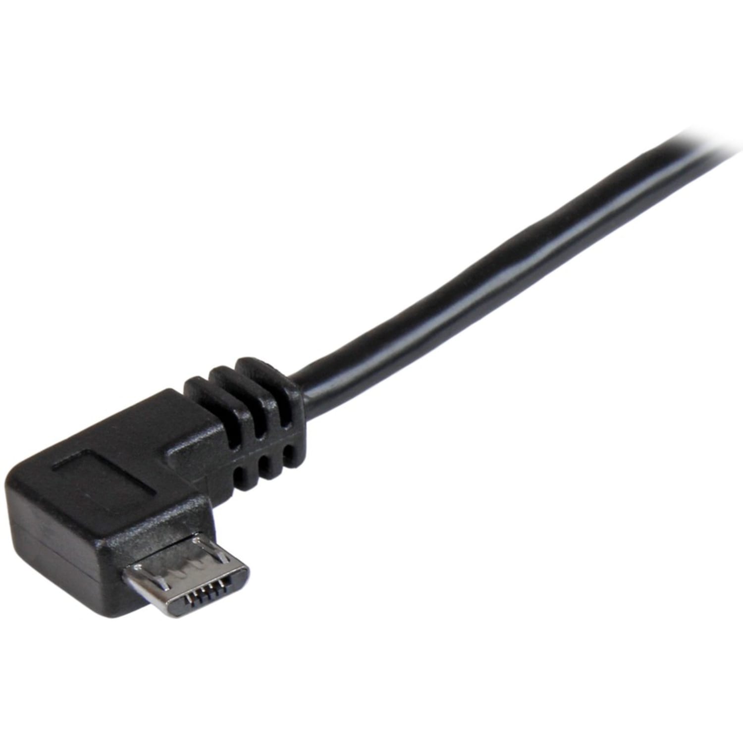 StarTech.com 1m 3ft Right Angle Micro-USB Charge-and-Sync Cable M/M - USB 2.0 A to Micro-USB - 30/24 AWG - USBAUB1MRA - Image 3