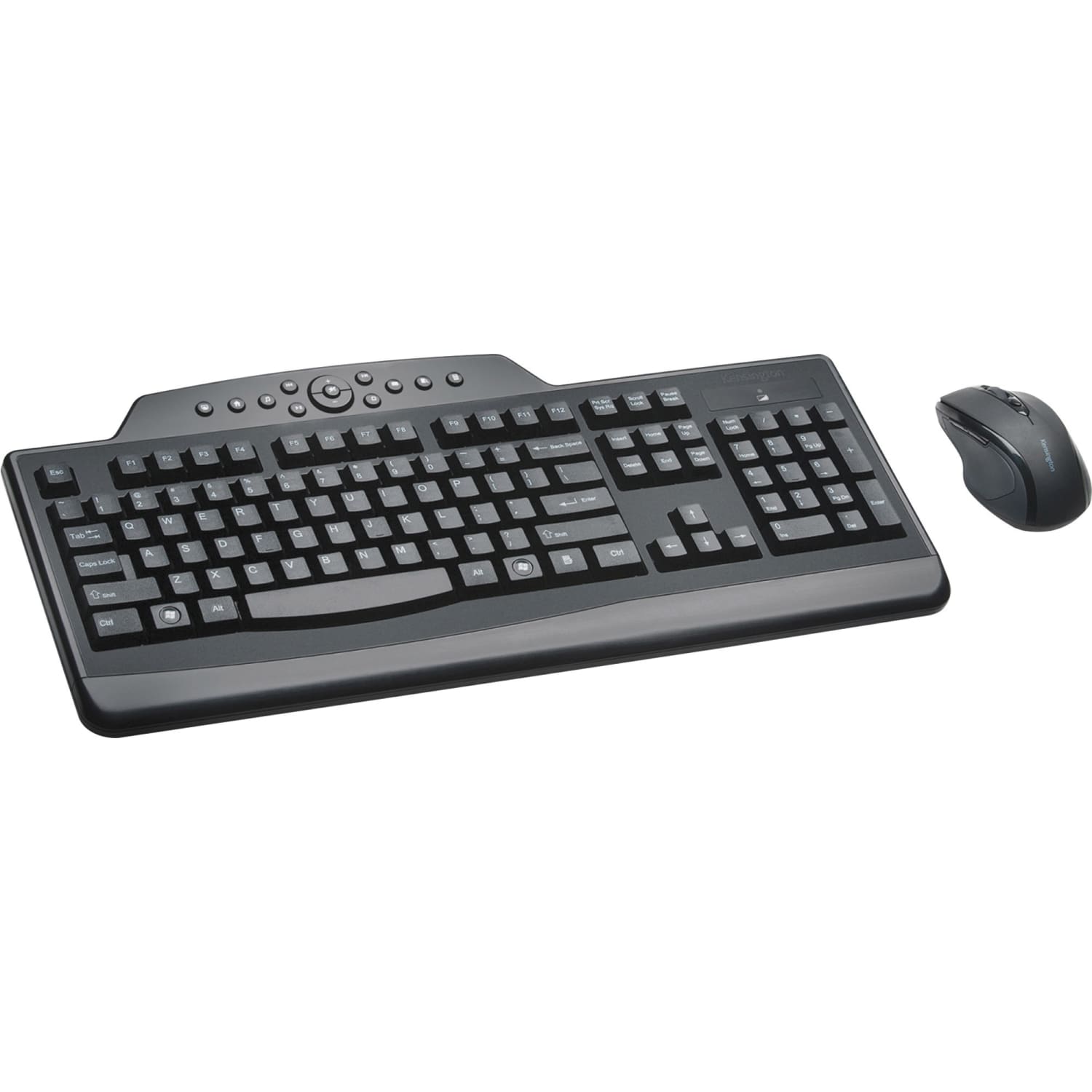 Kensington Wireless Keyboard & Mouse, Adjustable Full Size Keyboard, Black, Right-Handed Optical Mouse, KMW72408 - Image 5