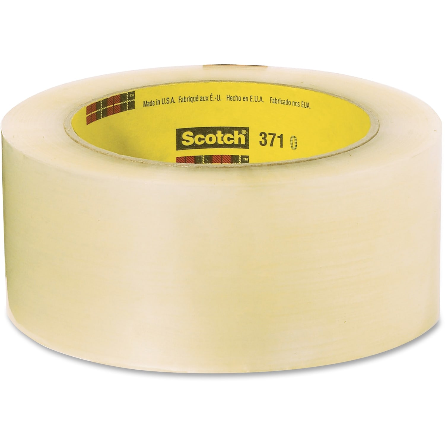 3M 371 Carton Sealing Tape, 2in x 110 Yd., Clear, Case Of 36 - Image 3