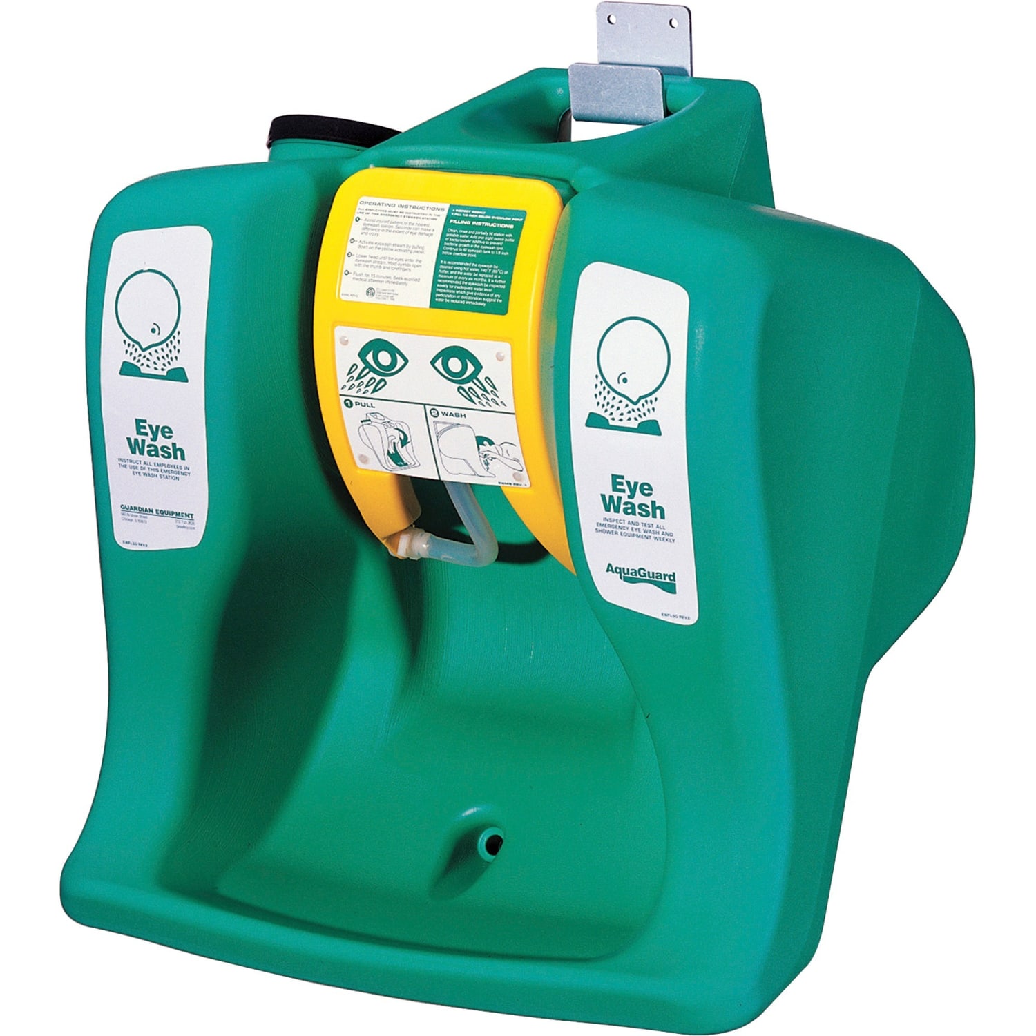 Guardian Equipment R3 Safety Self Contained Gravity Flow Eyewash Unit, 16 Gallon, Green - Image 3