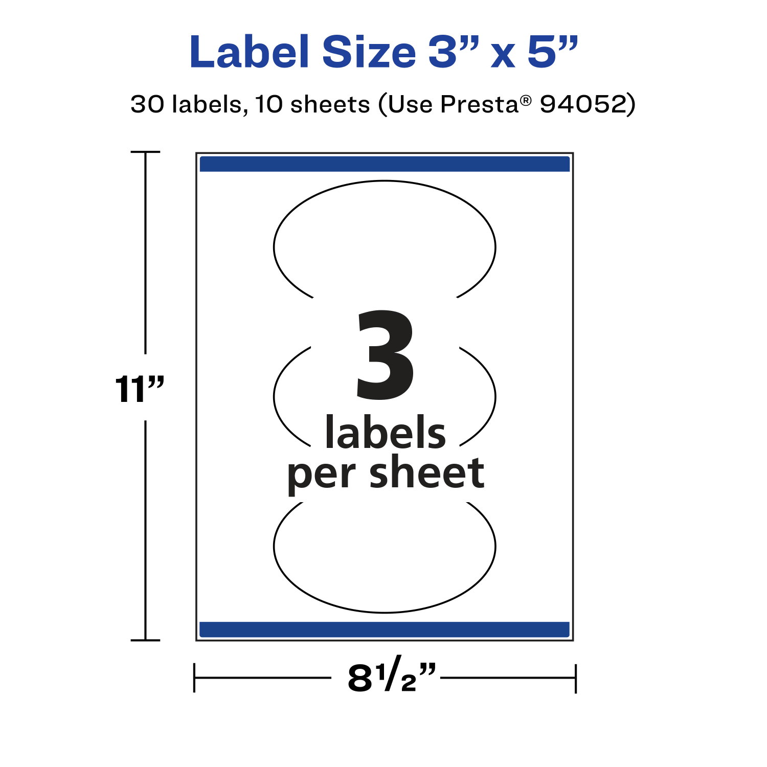 Avery Glossy Permanent Labels With Sure Feed, 94052-CGF10, Oval, 3in x 5in, Clear, Pack Of 30 - Image 6