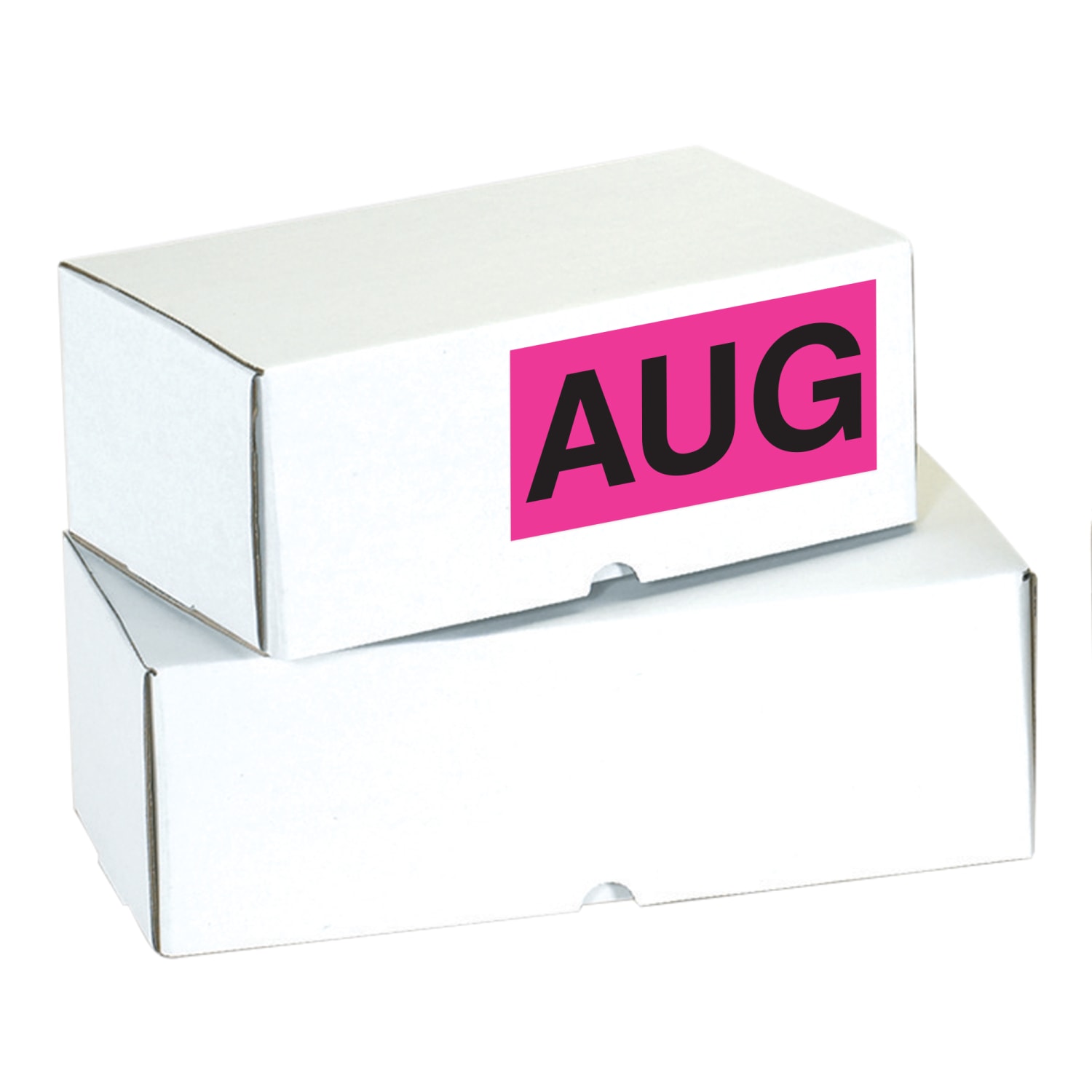 Tape Logic Permanent Inventory Label Roll, DL6842, Month-Style, "AUG," 6in x 3in, Pink, Roll Of 500 - Image 3