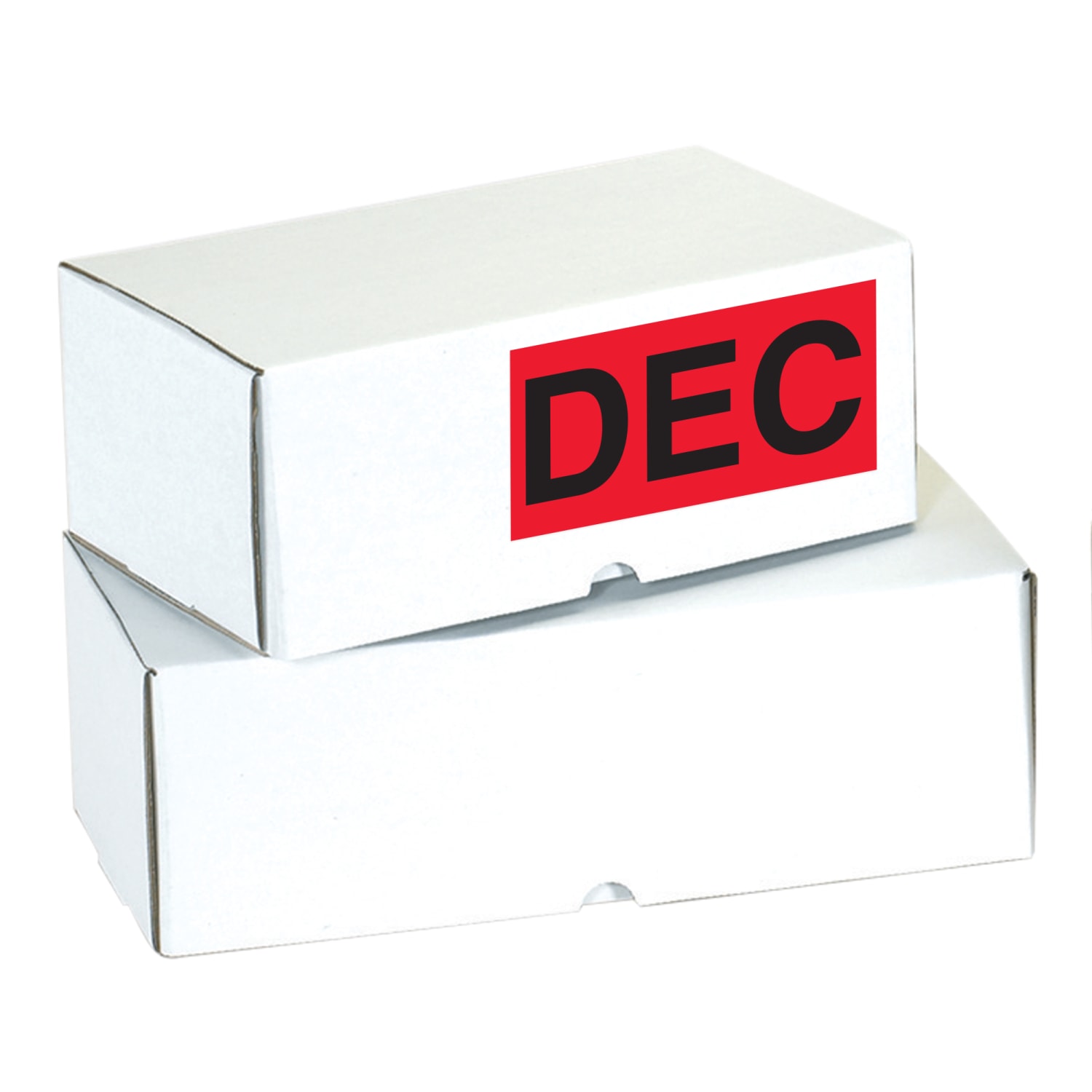 Tape Logic Permanent Inventory Label Roll, DL6922, Month-Style, "DEC," 6in x 3in, Red, Roll Of 500 - Image 3