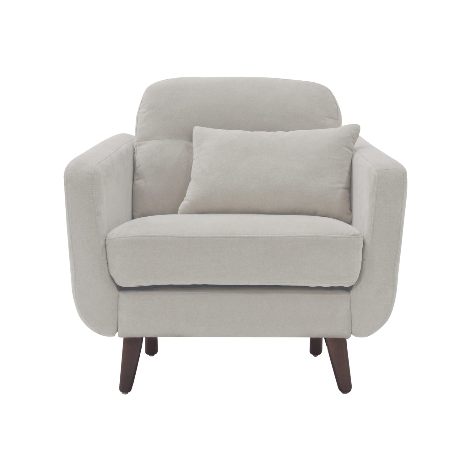 Serta Sierra Collection Arm Chair, Ivory/Chestnut - Image 11