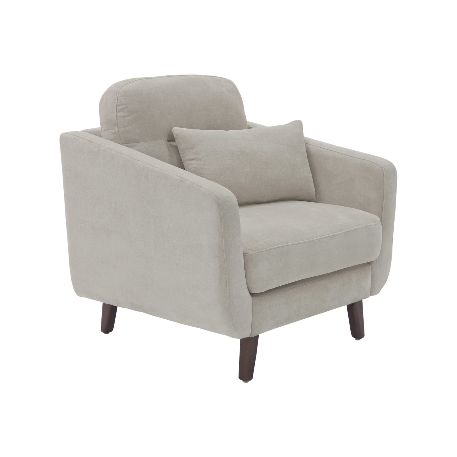Serta Sierra Collection Arm Chair, Ivory/Chestnut - Image 12