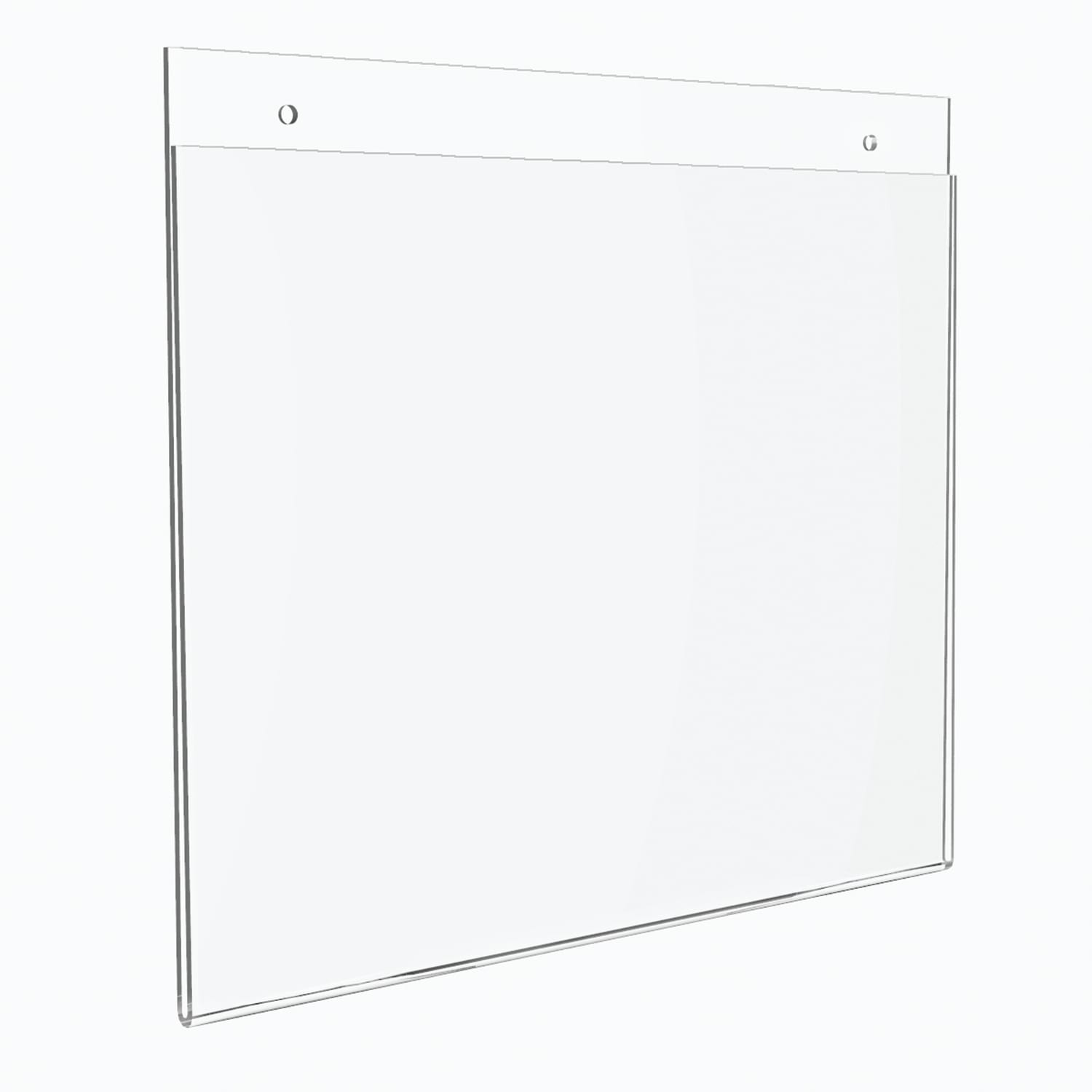 Office Depot Brand Wall Sign Holder, Horizontal, 8-1/2inH x 11inW, Clear - Image 4