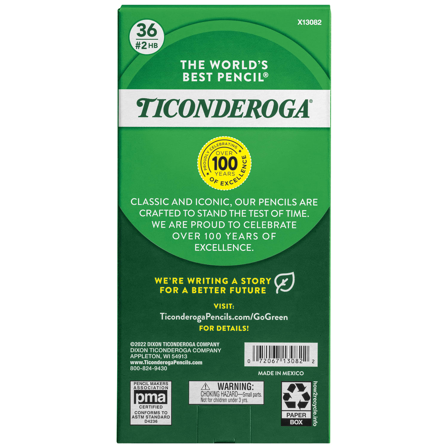 Ticonderoga My First Tri-Write Triangular No. 2 Pencils, #2 Lead, Soft, Pack of 36 - Image 3