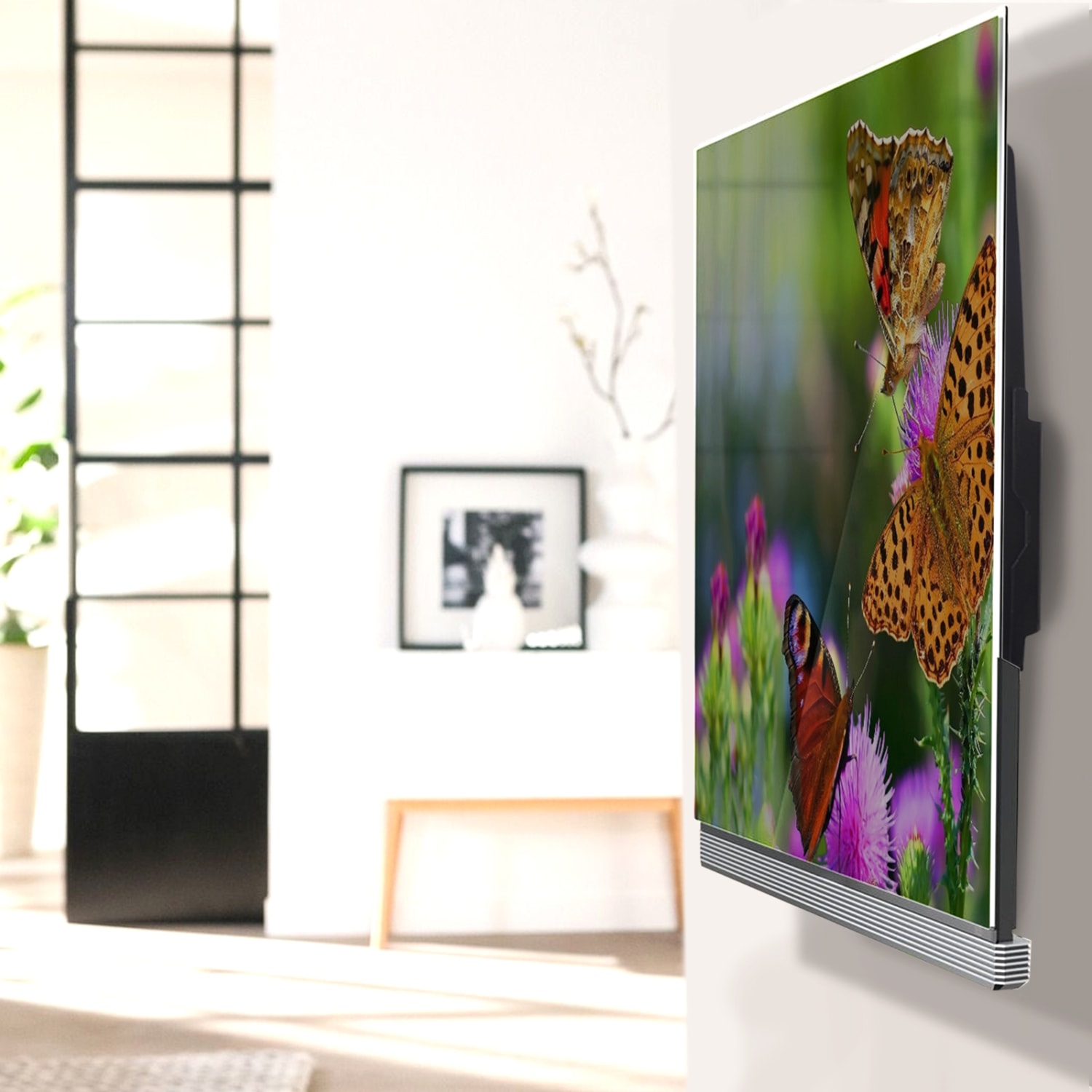 MegaMounts Heavy-Duty Fixed Wall Mount For 26 - 55in TVs, 17inH x 18.5inW x 1.25inD, Matte Black - Image 6