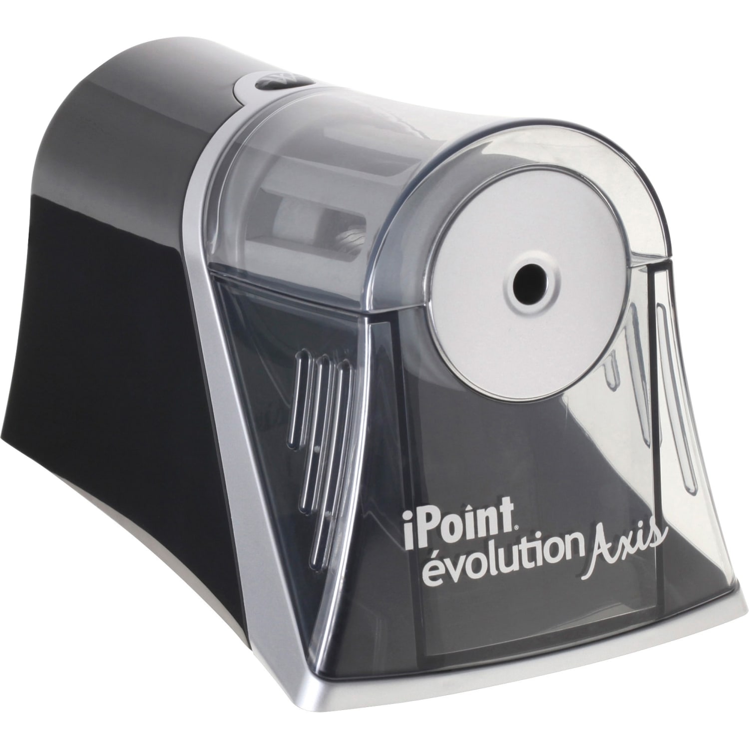 Acme United iPoint Evolution Axis Single-Hole Desktop Sharpener, Silver - Image 3