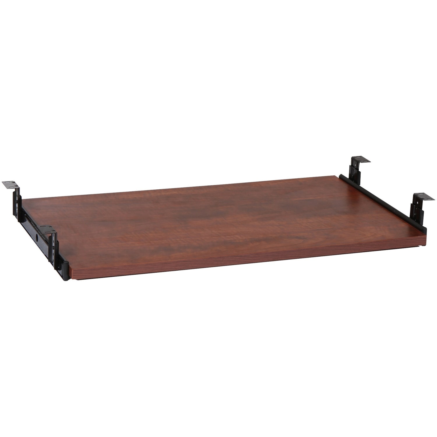 Lorell Laminate Universal Keyboard Tray, Cherry - Image 3