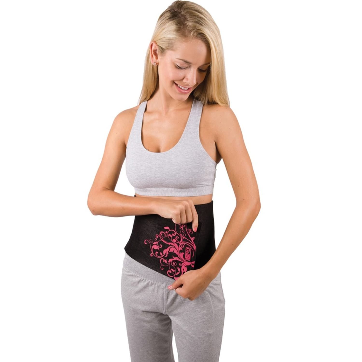 GoFit Pink Neoprene Waist Trimmer (Regular) - Pink - Neoprene - Image 4