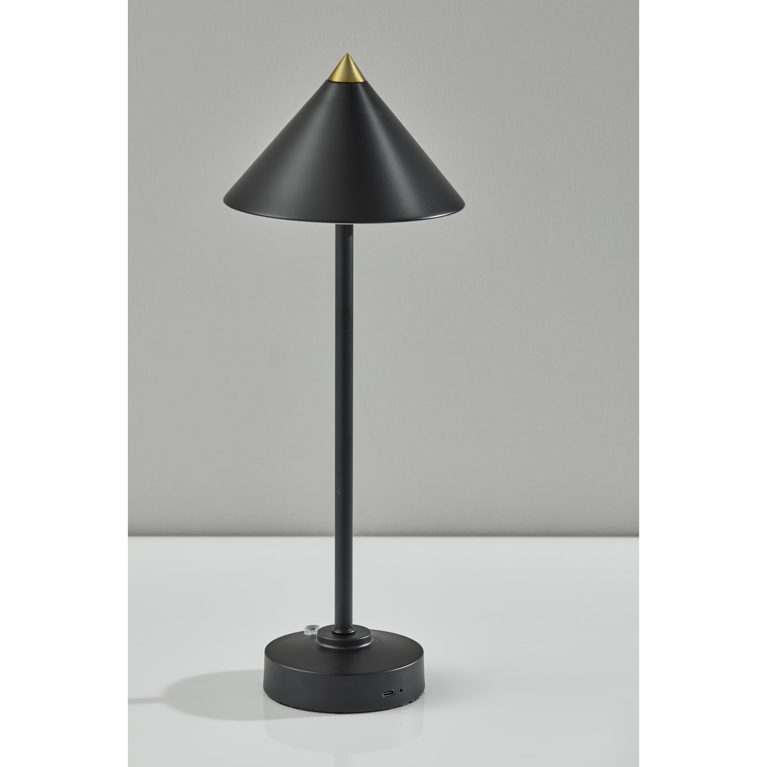 Adesso Ritchie LED Cordless Indoor/Outdoor Table Lamp, 16inH, Black - Image 3