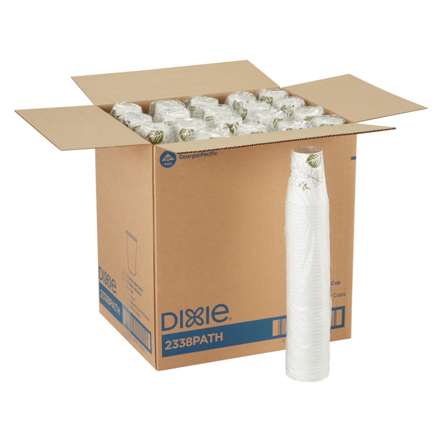 Dixie Pathways Paper Hot Cups, For Small Lids, 50 Cups Per Pack - Image 5