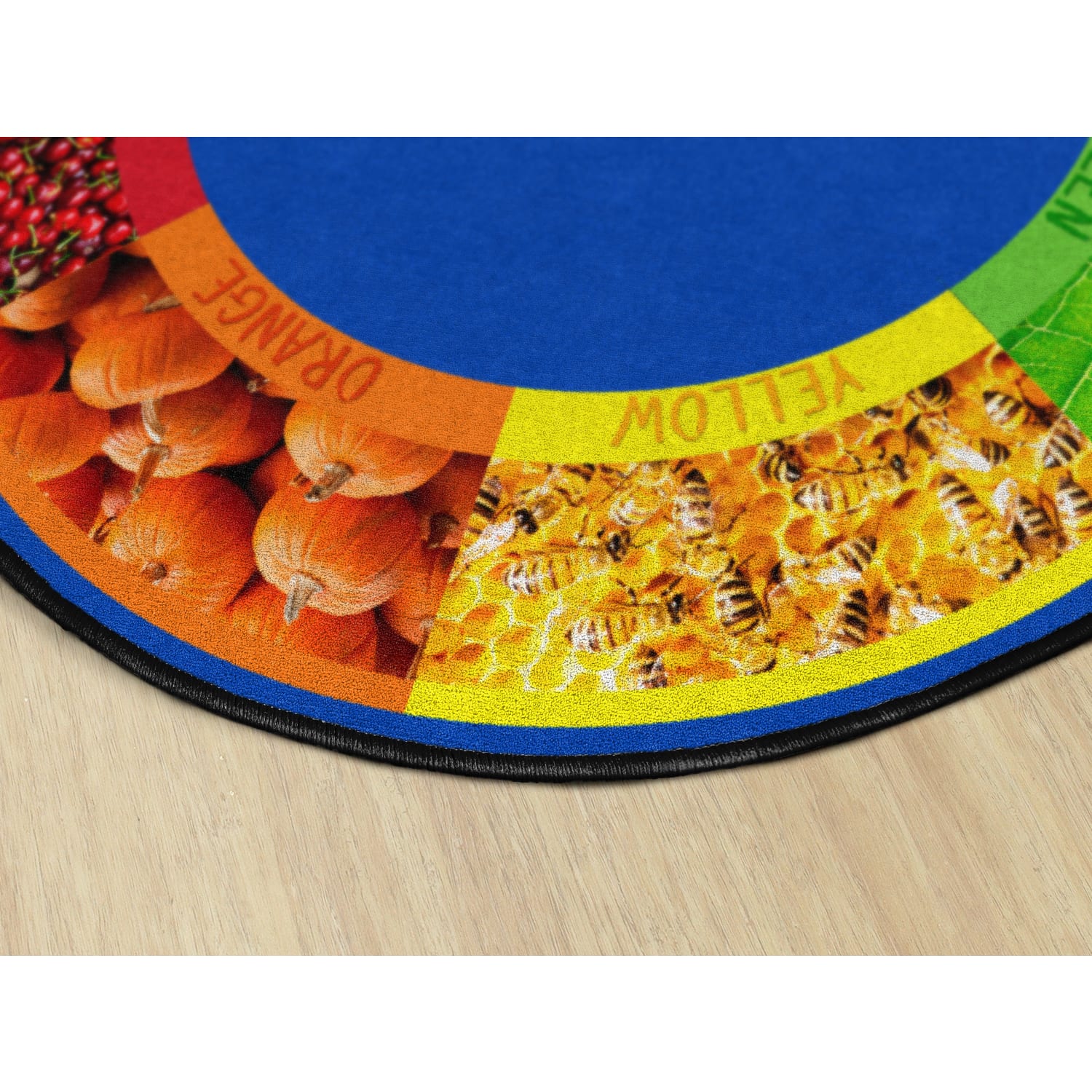 Flagship Carpets See My Colors Round Area Rug, 72in - Image 4