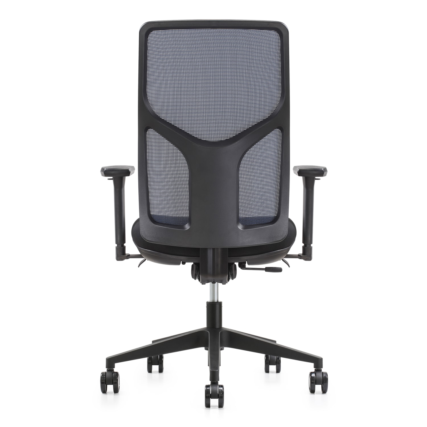 WorkPro 4000 Series Multifunction Ergonomic Mesh/Fabric High-Back Executive Chair, Blue/Black, BIFMA Compliant - Image 5