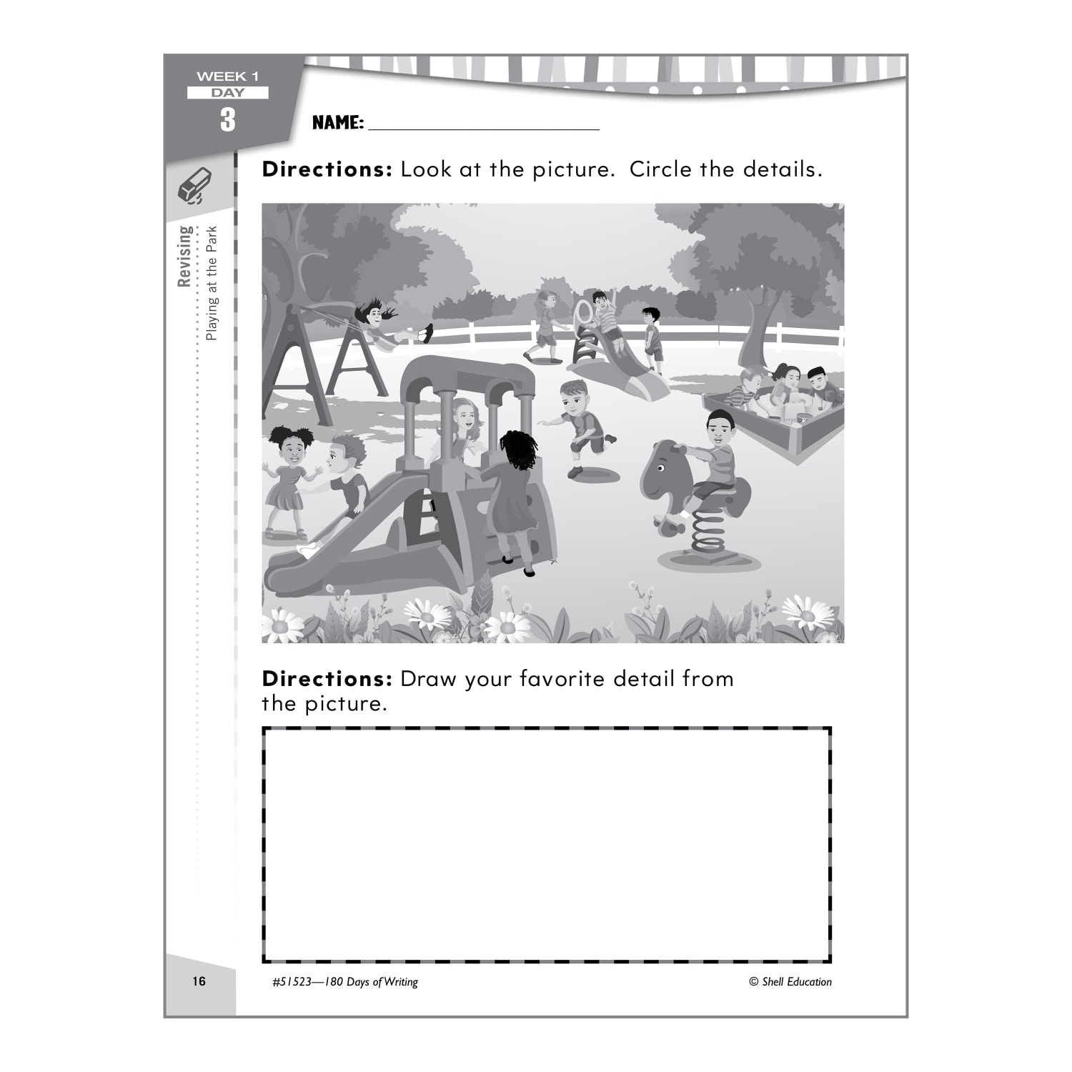 Shell Education 180 Days Of Writing Workbook,1st Grade - Image 6