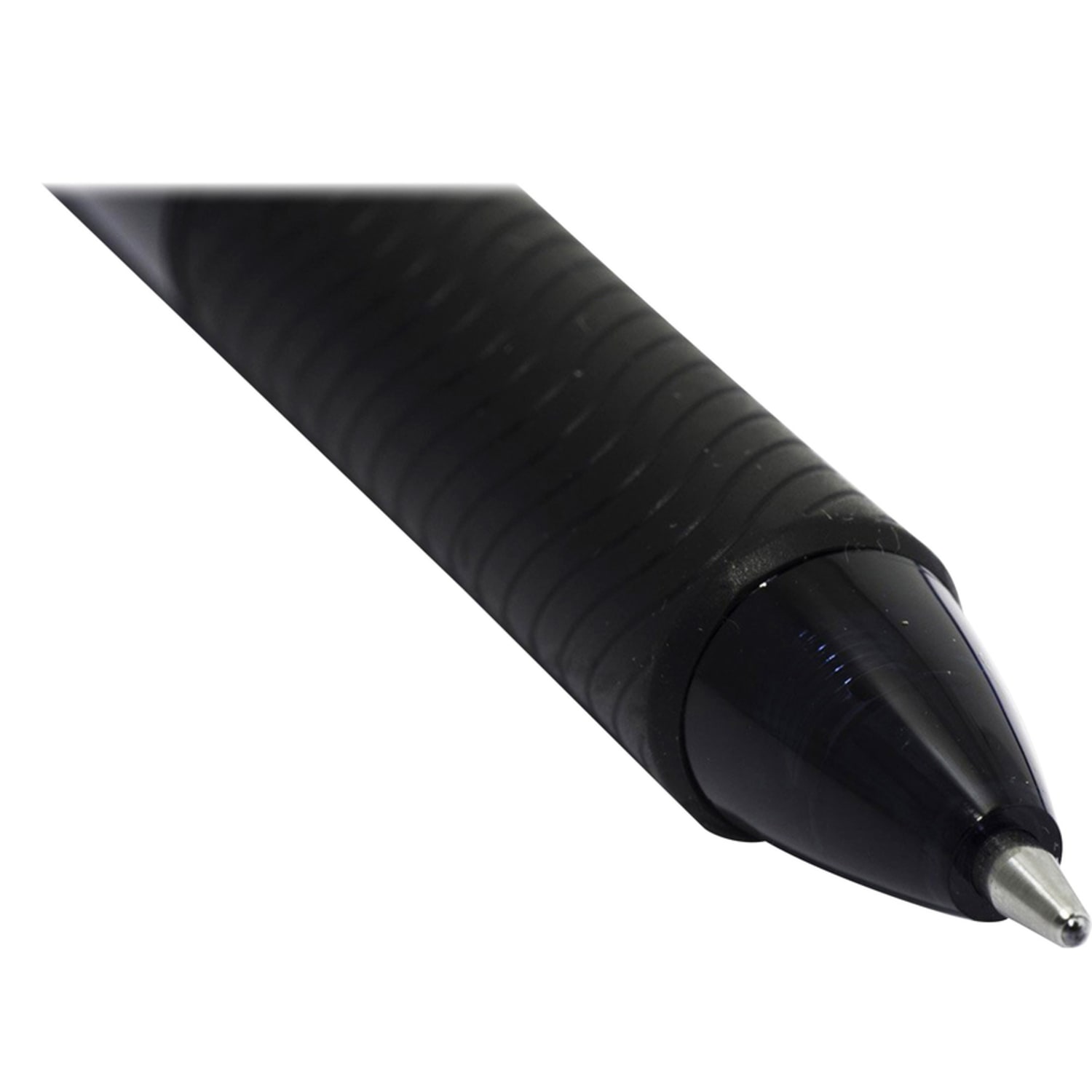 Pentel EnerGel-X Retractable Gel Pens, Pack Of 24, Medium Point, 0.7 mm, Black Barrel, Black Ink - Image 4